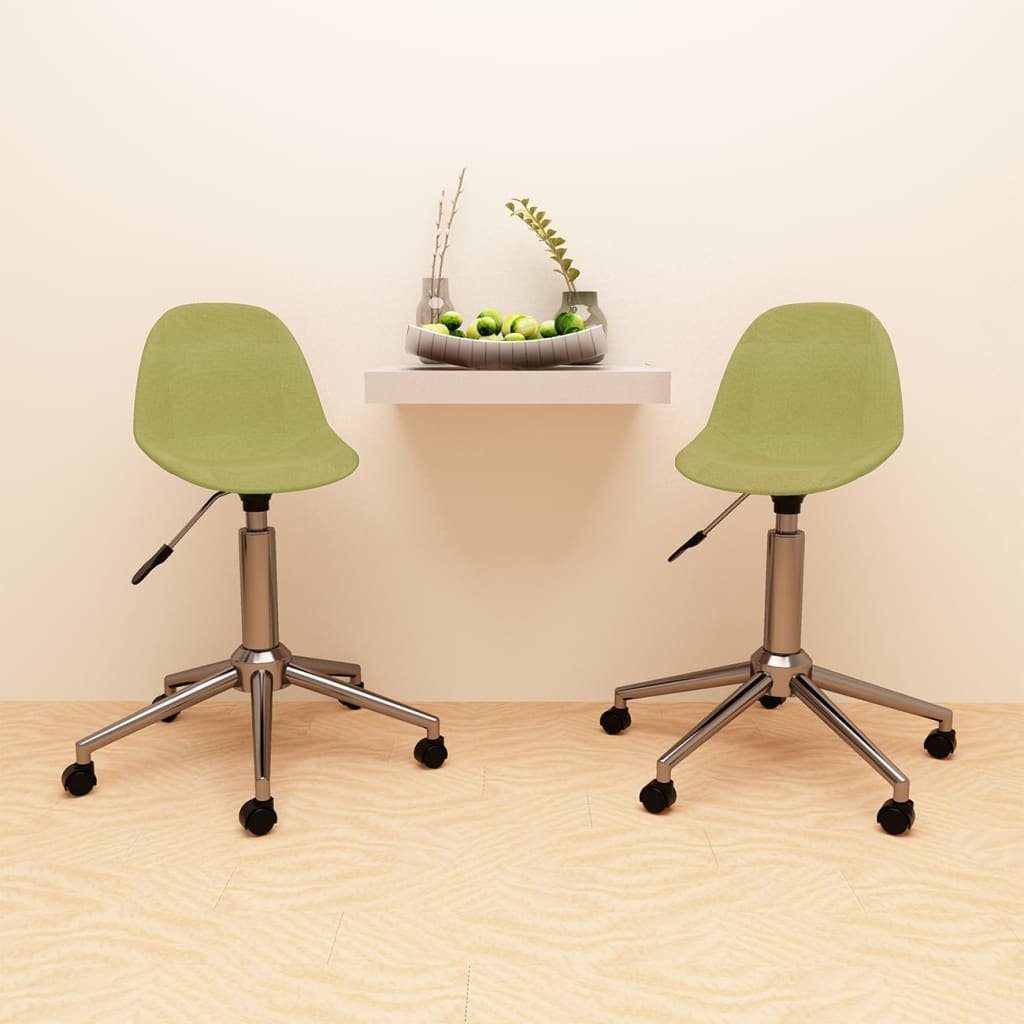 Ein neues Produkt ist eingetroffen vidaXL Esszimmerstuhl Stoff Drehbar Grün Esszimmerstühle (2 Grün Grün St) 2 Stk. 