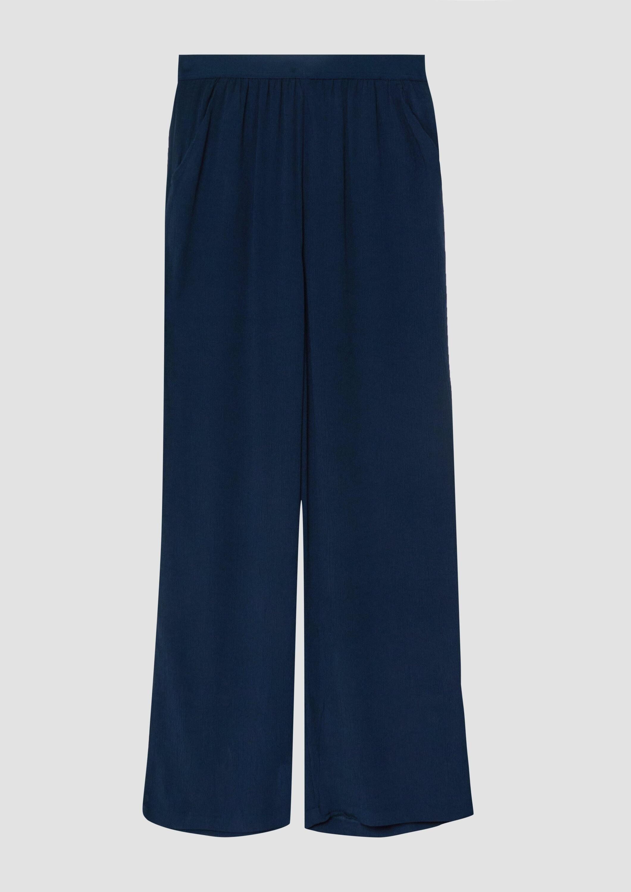 s.Oliver Chinos Hose Wide-Leg-Hose im Loose Fit aus Viskose
