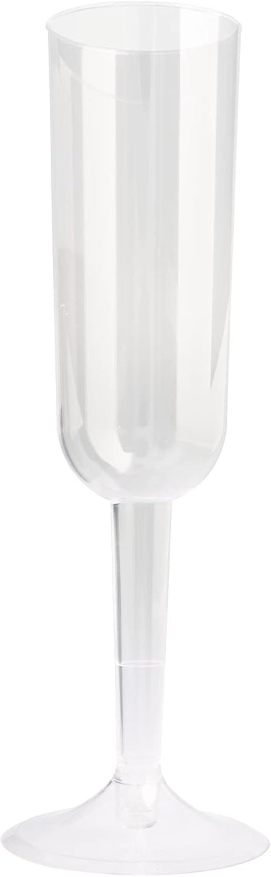 Sektglas Sektglas aus stabilem wiederverwendbaren Kunststoff, 4er Set