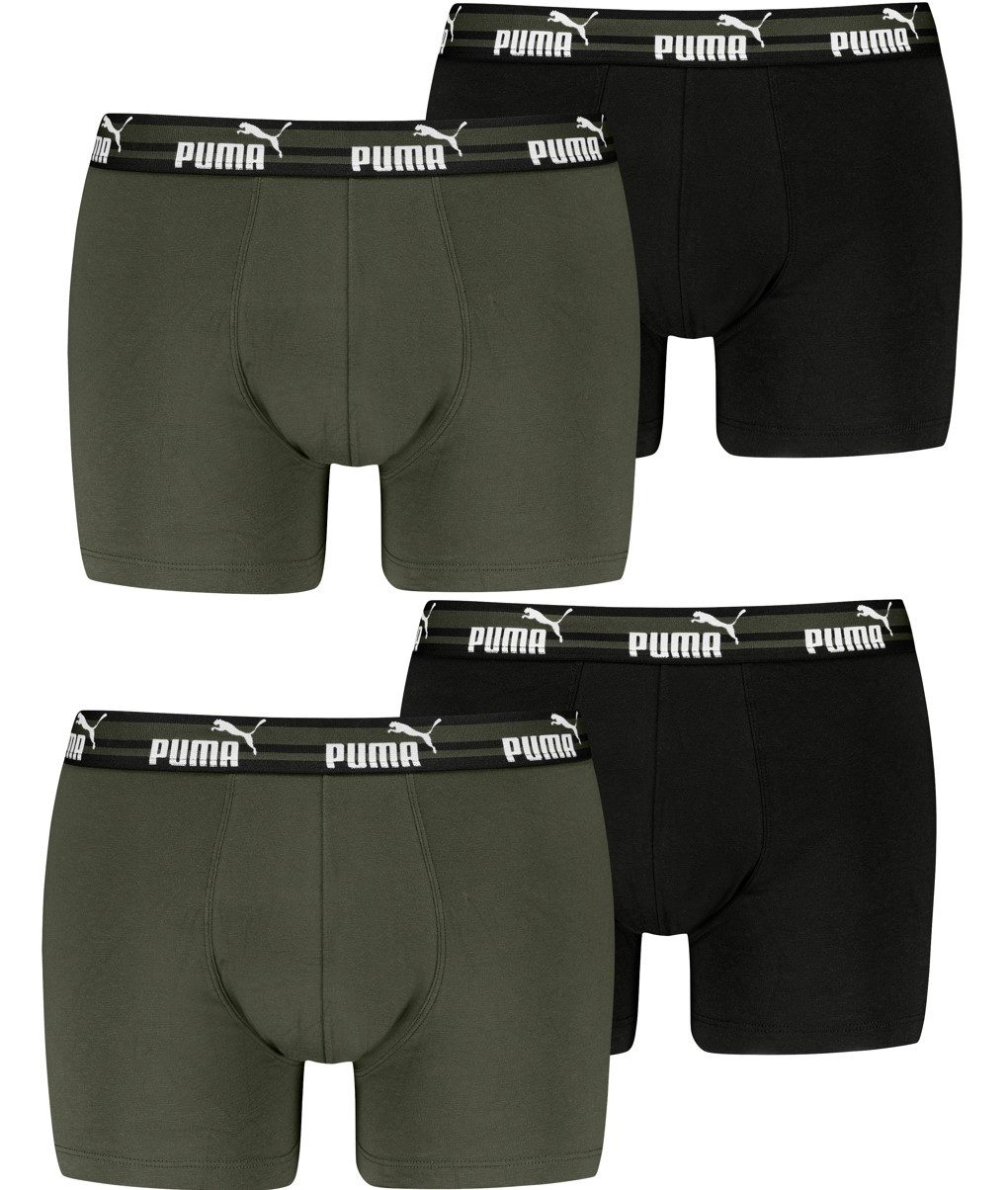 Boxershorts PUMA Boxershorts Bold für Herren Unterwäsche im 4er Pack