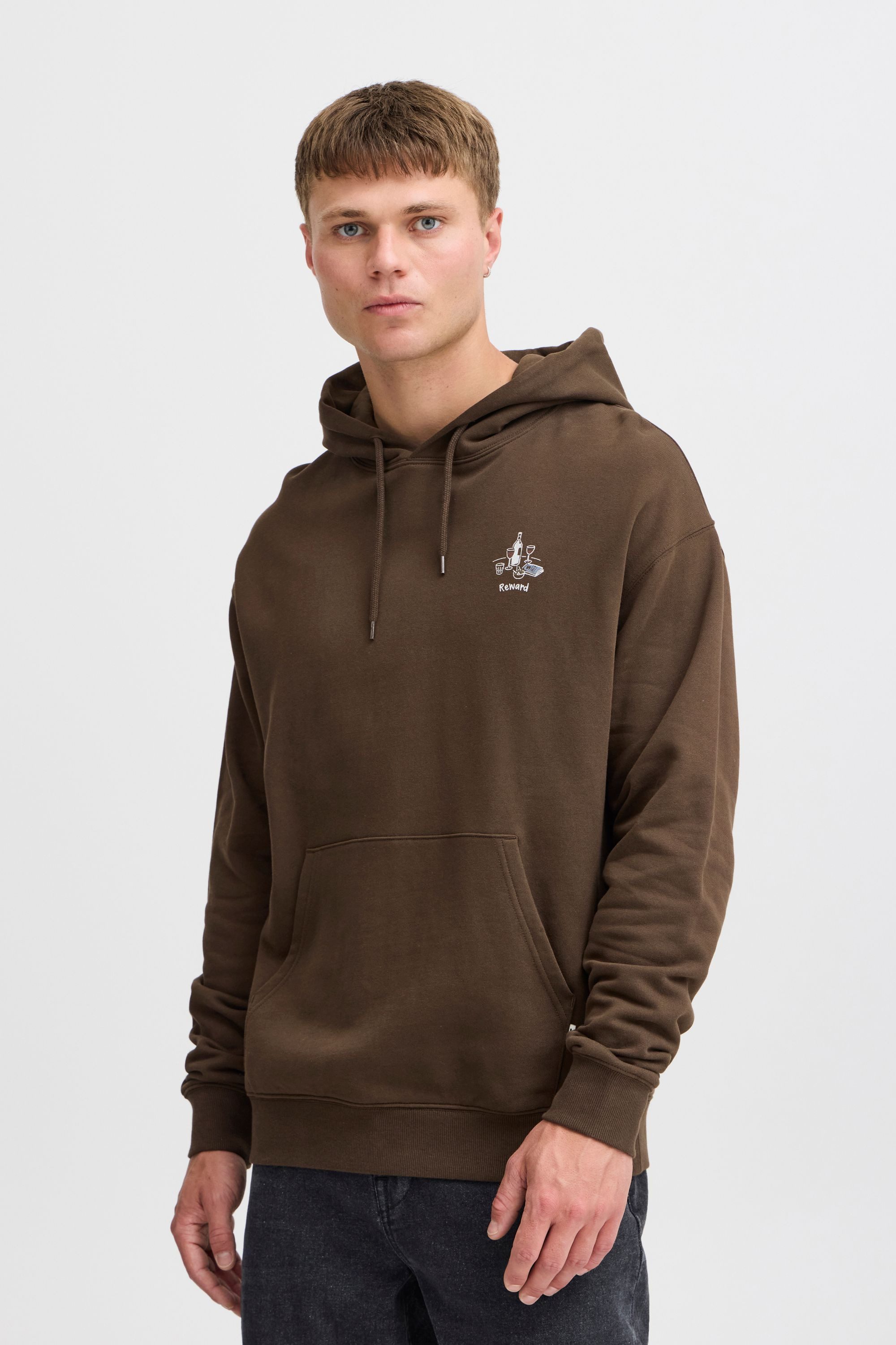 !Solid Hoodie SDMULLET Moderner Kapuzenpullover