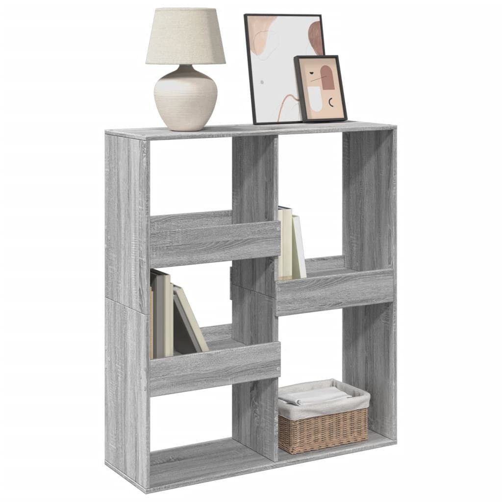 vidaXL Bücherregal Bücherregal/Raumteiler Grau Sonoma 100x33x115 günstig online kaufen