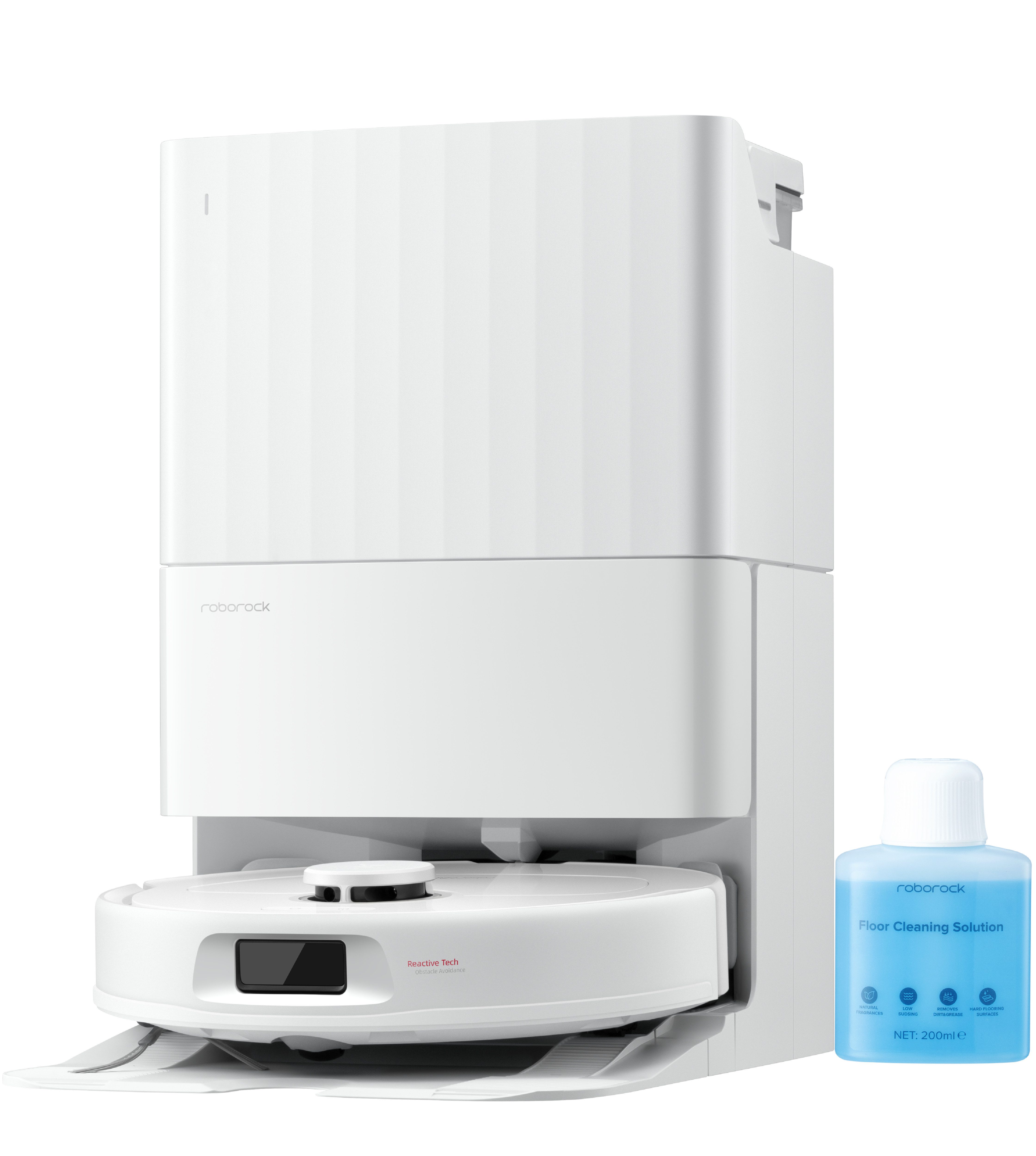 Roborock Saugroboter QV 35A mit Wischfunktion(Upgrade von Qrevo/Qrevo Plus), Reactive Tech-Hindernisvermeidung, Anti-Verfilzungs-Seitenbürste, PreciSense-LiDAR-Navigation, 8000 Pa