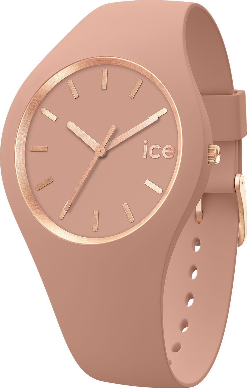 ice-watch Quarzuhr ICE glam brushed - Clay - Small - 3H, 19525 rosé