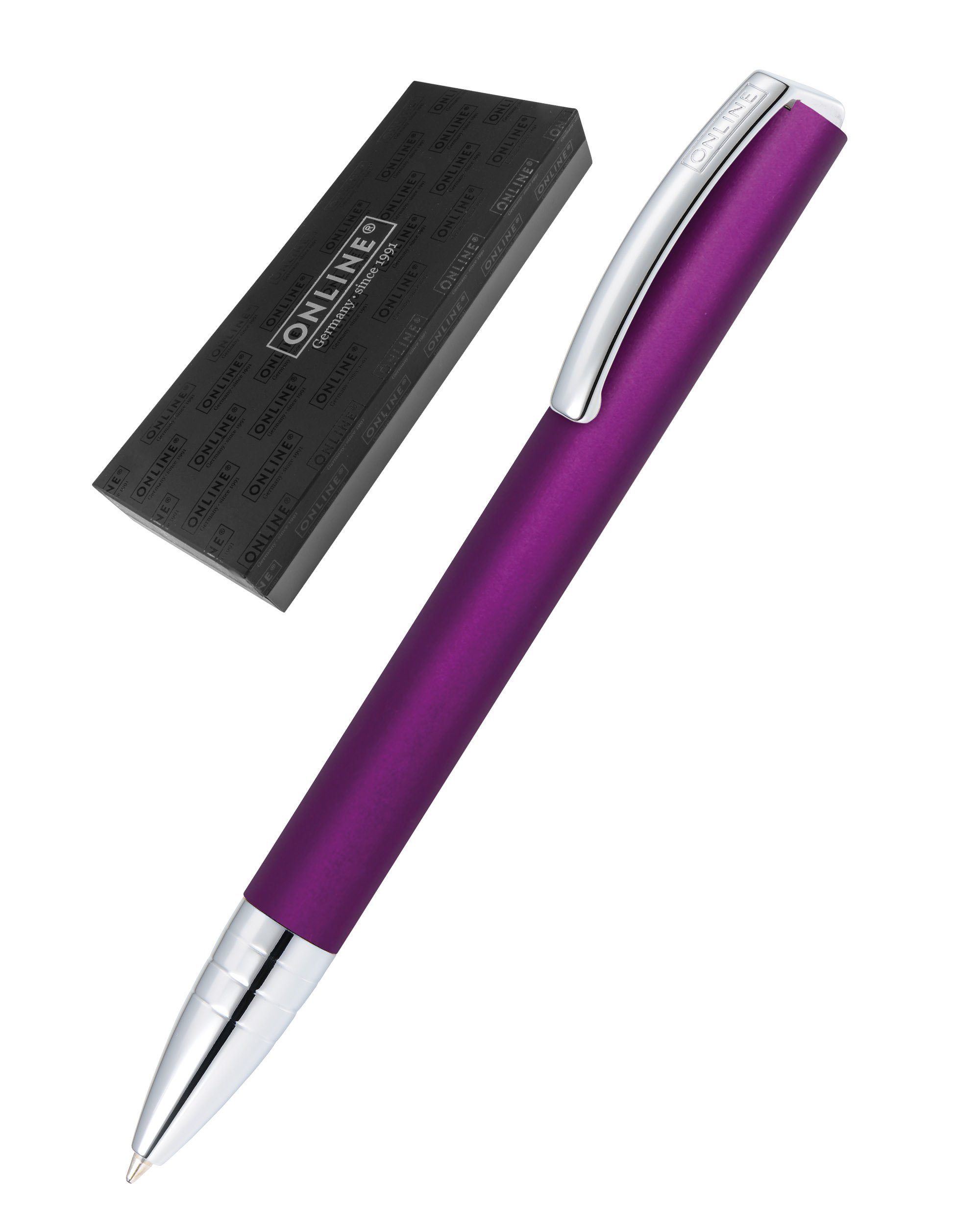 Online Pen Kugelschreiber Vision Drehkugelschreiber, in Geschenkbox Lila