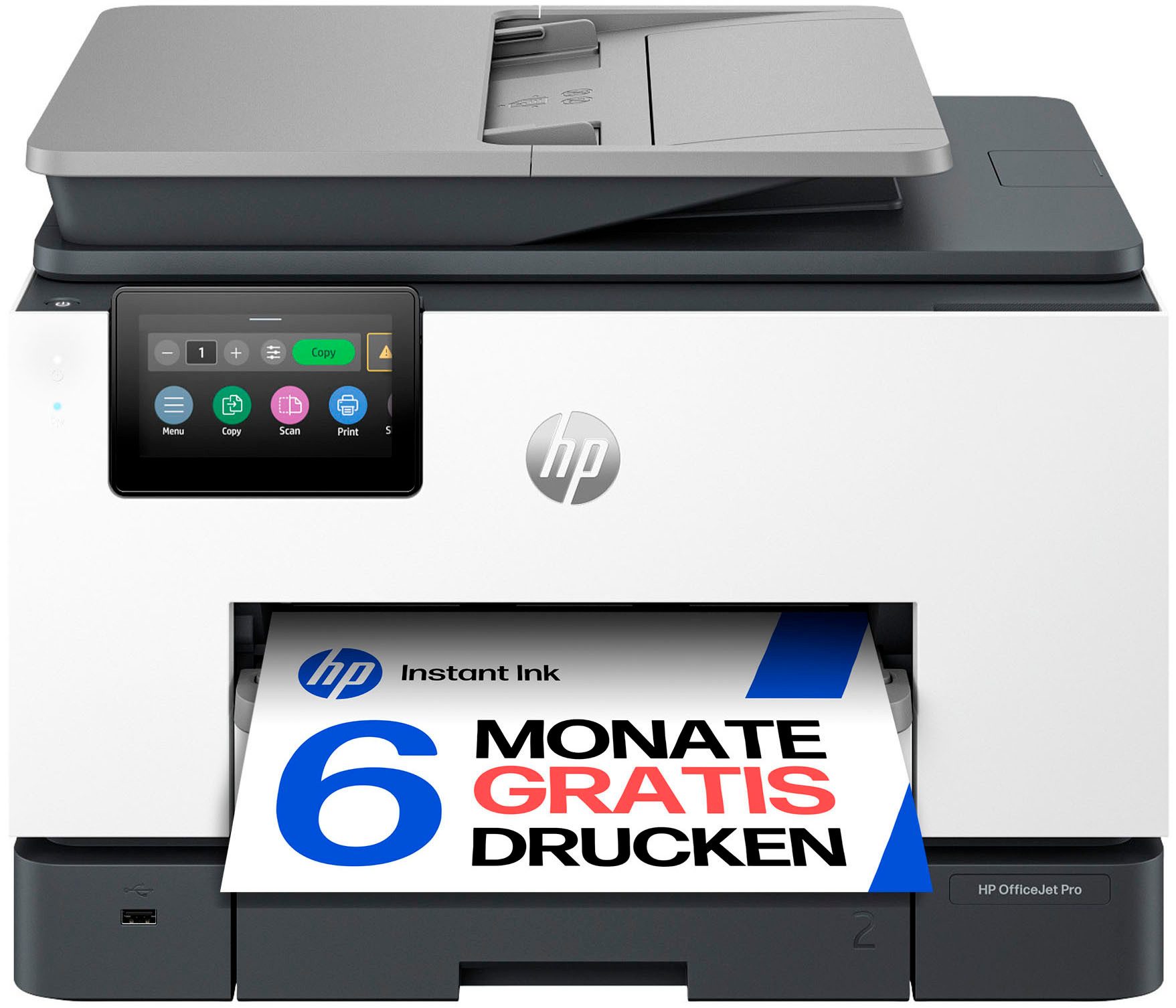 HP OfficeJet Pro 9132e Multifunktionsdrucker, (WLAN (Wi-Fi), Bluetooth, LAN (Ethernet), Wi-Fi Direct, 6 Monate gratis Drucken mit HP Instant Ink inklusive)