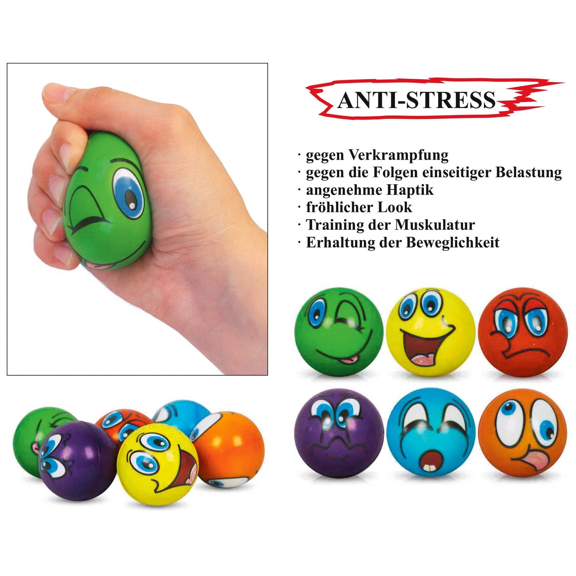 WENKO Kleidersack Anti-Stress-Ball 6er-Set