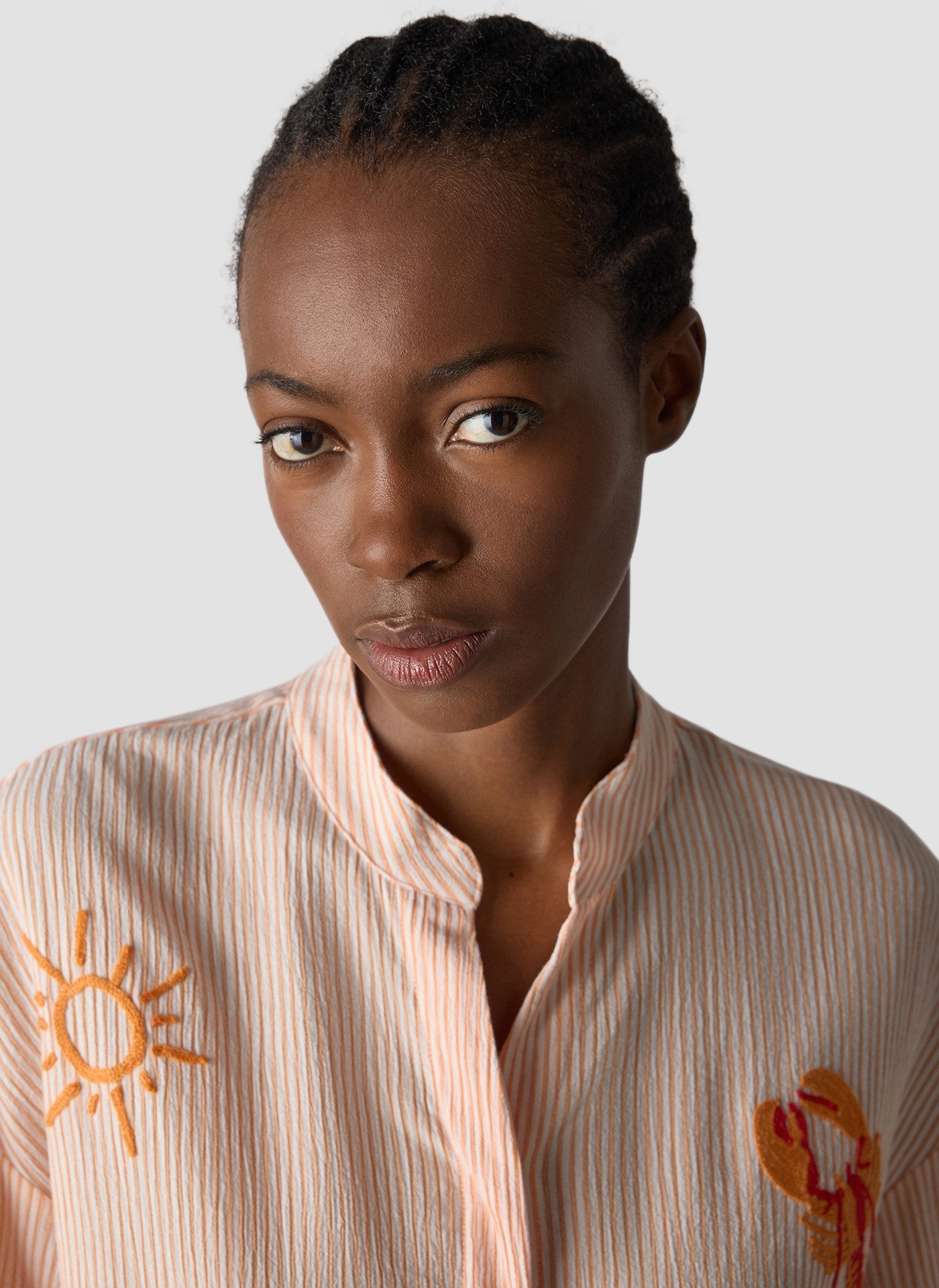 LeComte Kurzarmshirt Orange Juice