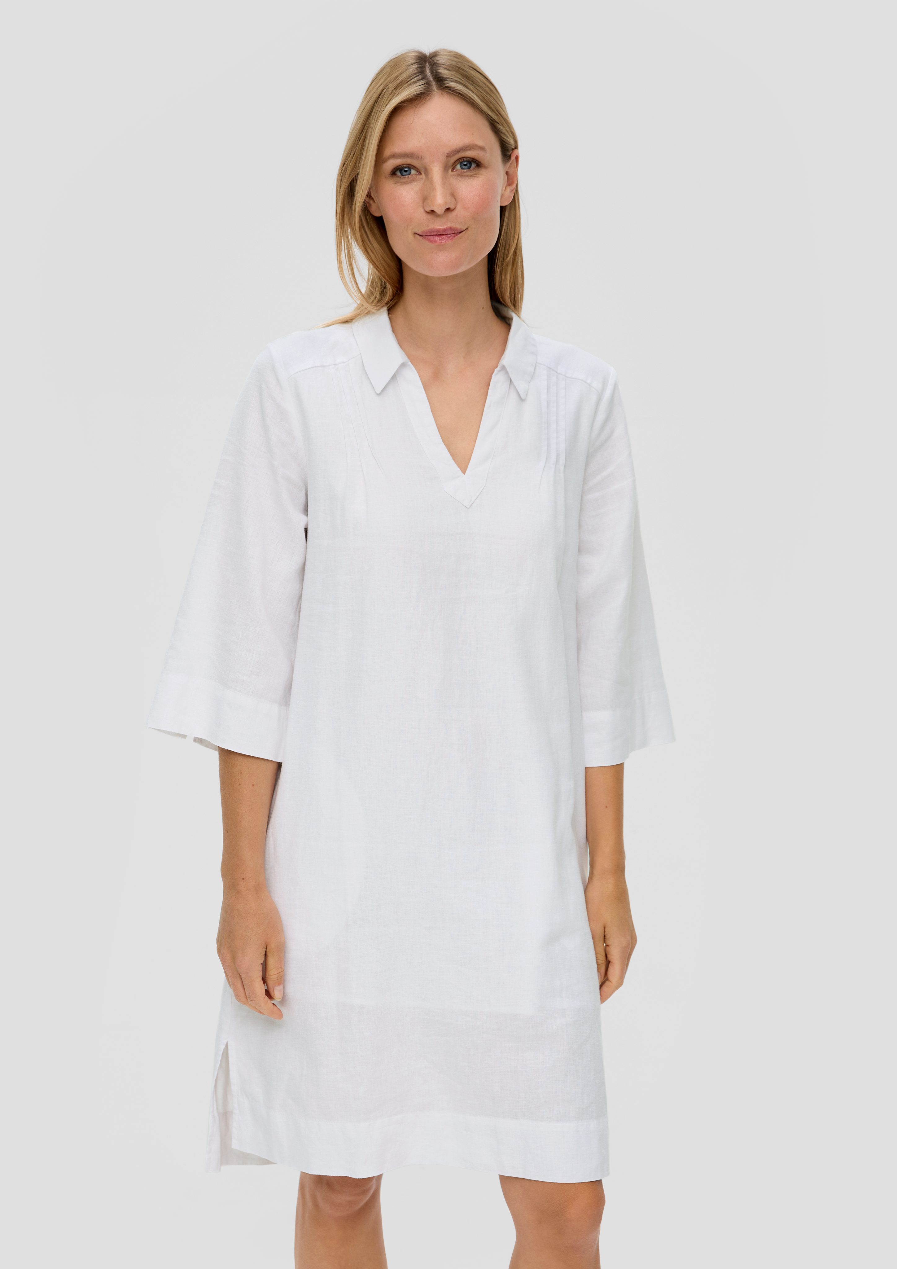 s.Oliver Minikleid Relaxed Fit-Kleid aus Leinenmix günstig online kaufen