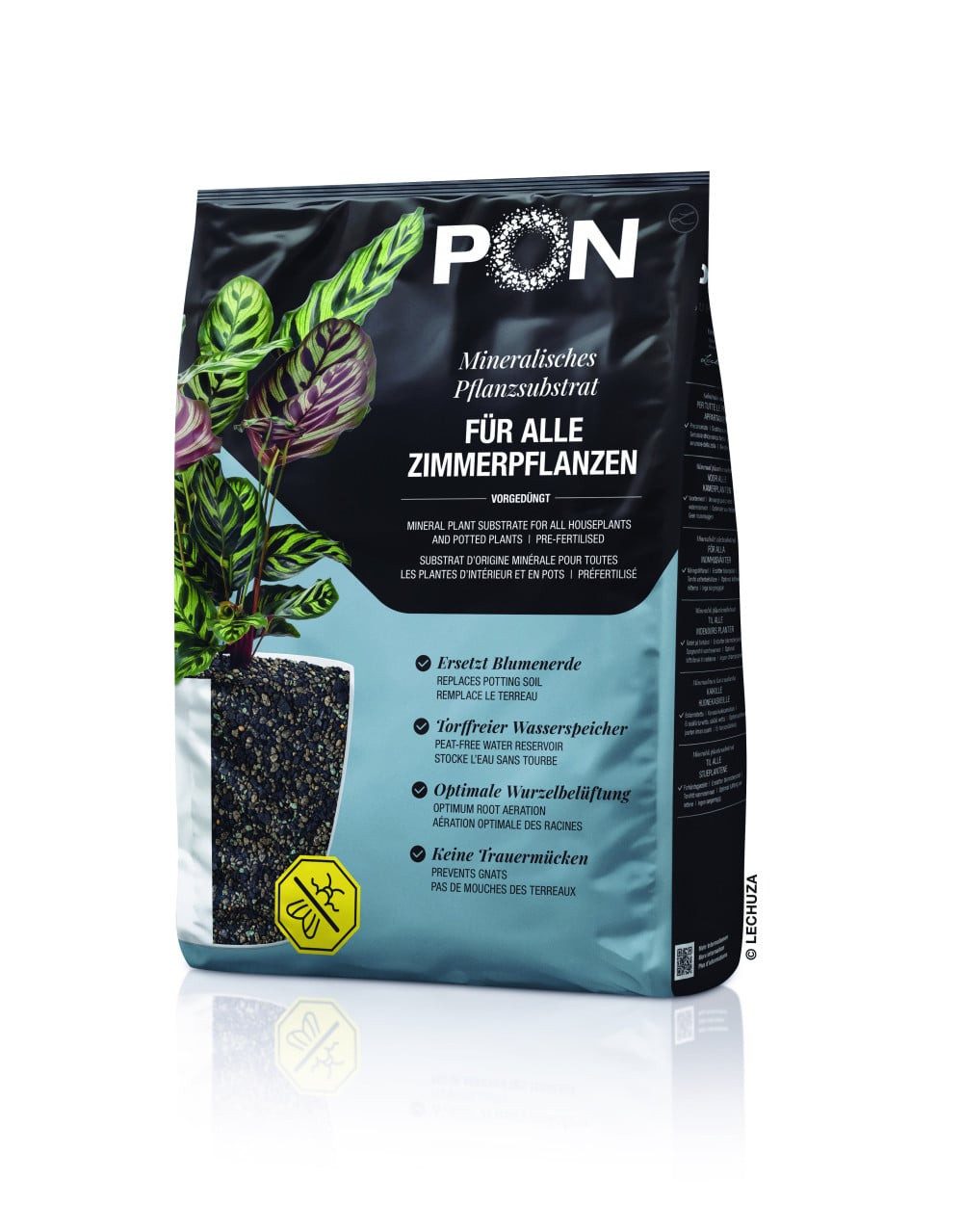 Lechuza® Pflanzgranulat Lechuza Blackstonepon Pflanzsubstrat für