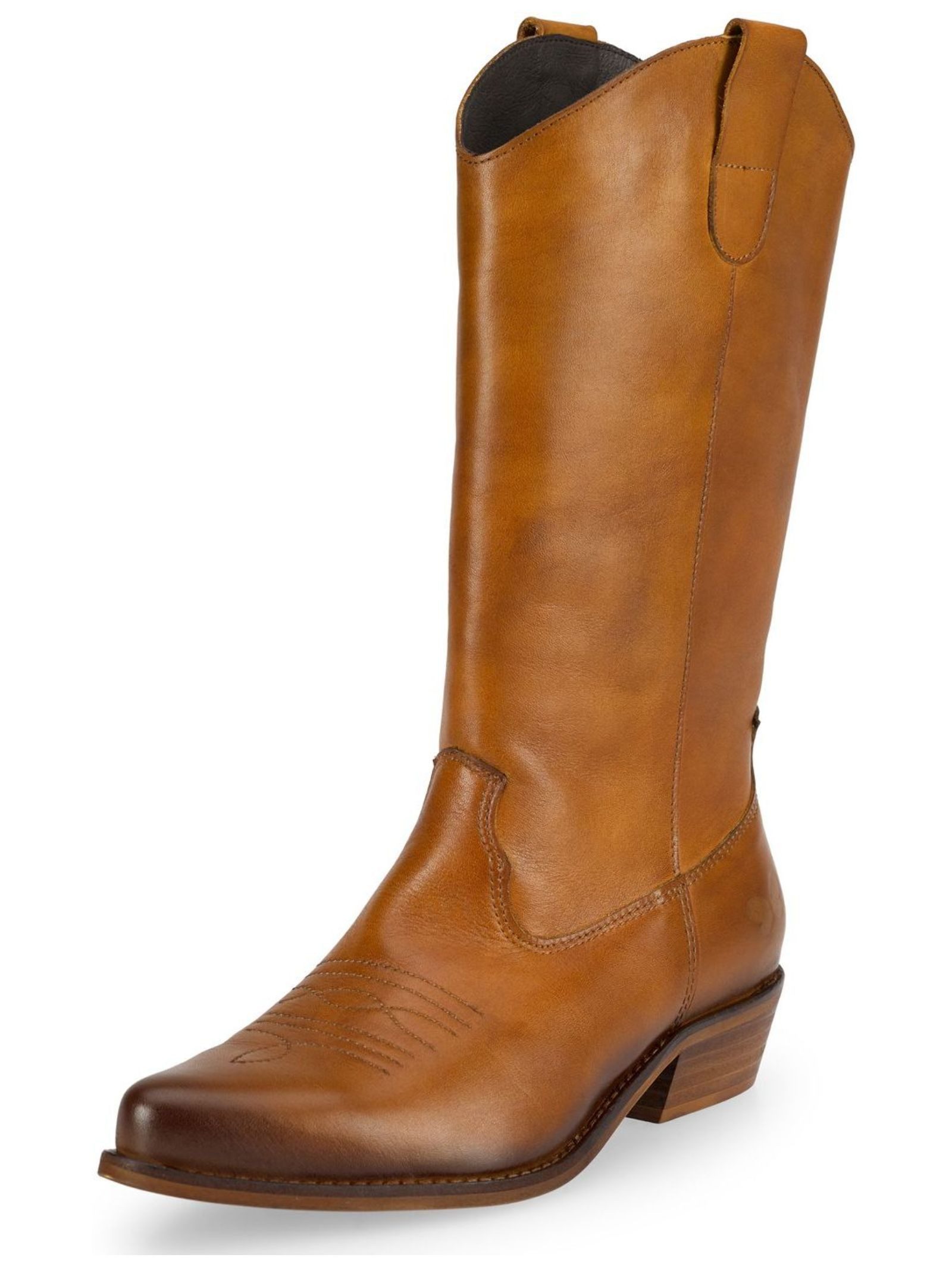 Felmini Wide Fit Stiefel Leder Bikerboots günstig online kaufen