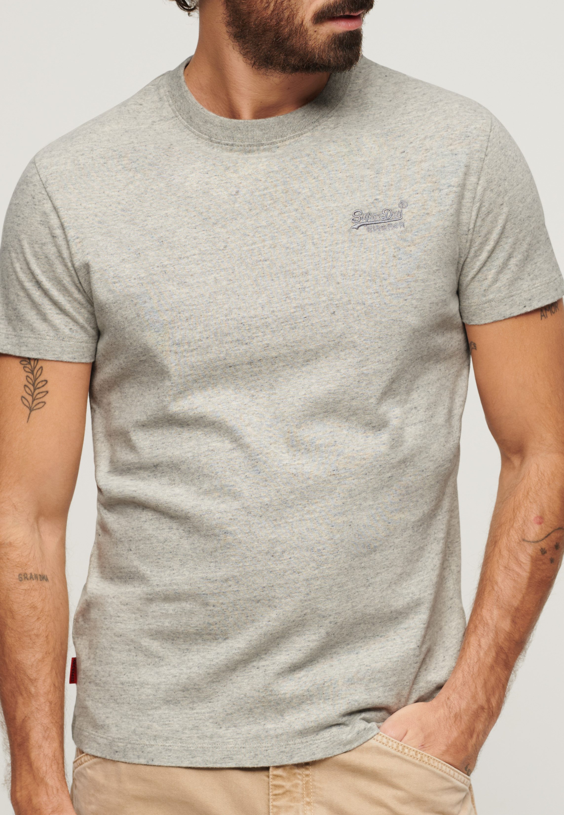 Superdry Rundhalsshirt ESSENTIAL LOGO EMB TEE günstig online kaufen