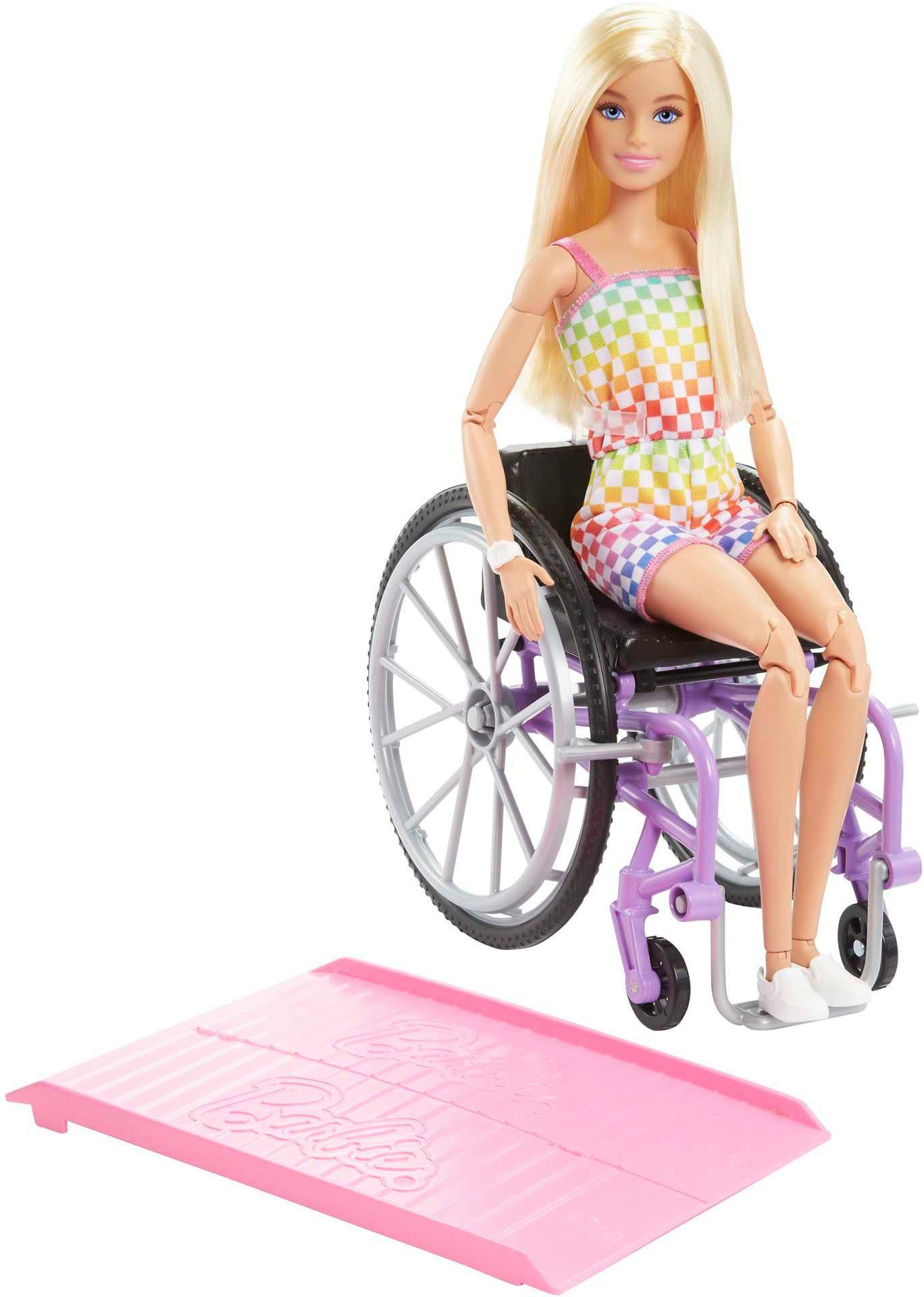 Barbie Anziehpuppe Fashionistas, im Rollstuhl günstig online kaufen