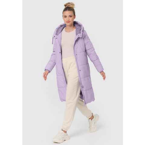 Marikoo Winterjacke Soranaa langer Winter Mantel mit Kapuze