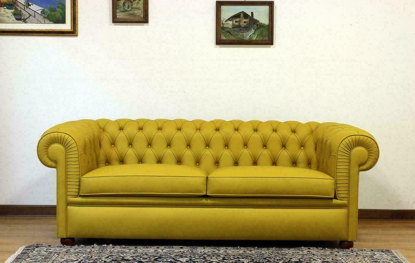 Couchen Couch JVmoebel Leder Chesterfield Sofa Sofas Polster Chesterfield-Sofa,