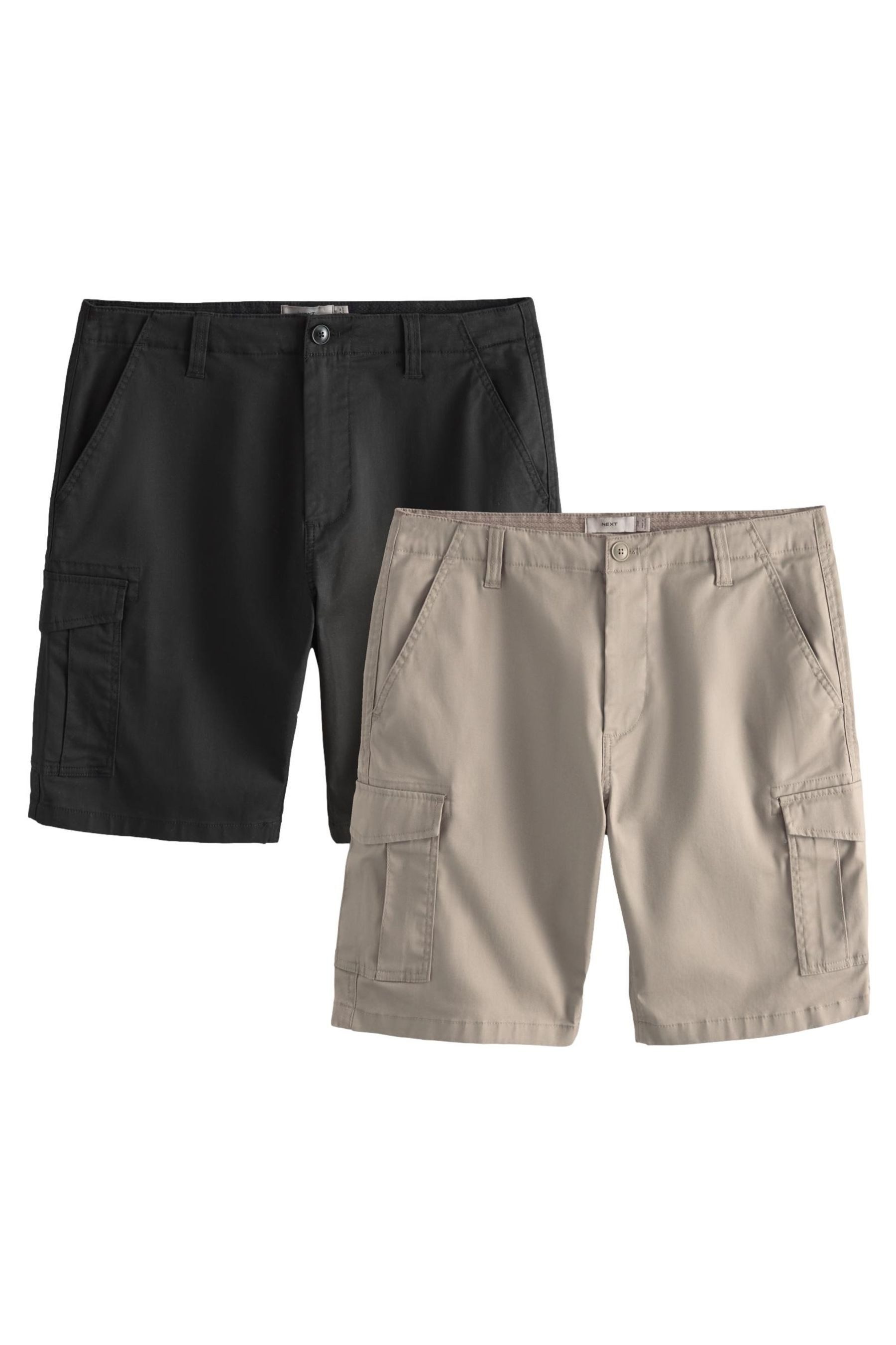 Cargoshorts Cargo-Shorts mit Stretch, 2er-Pack