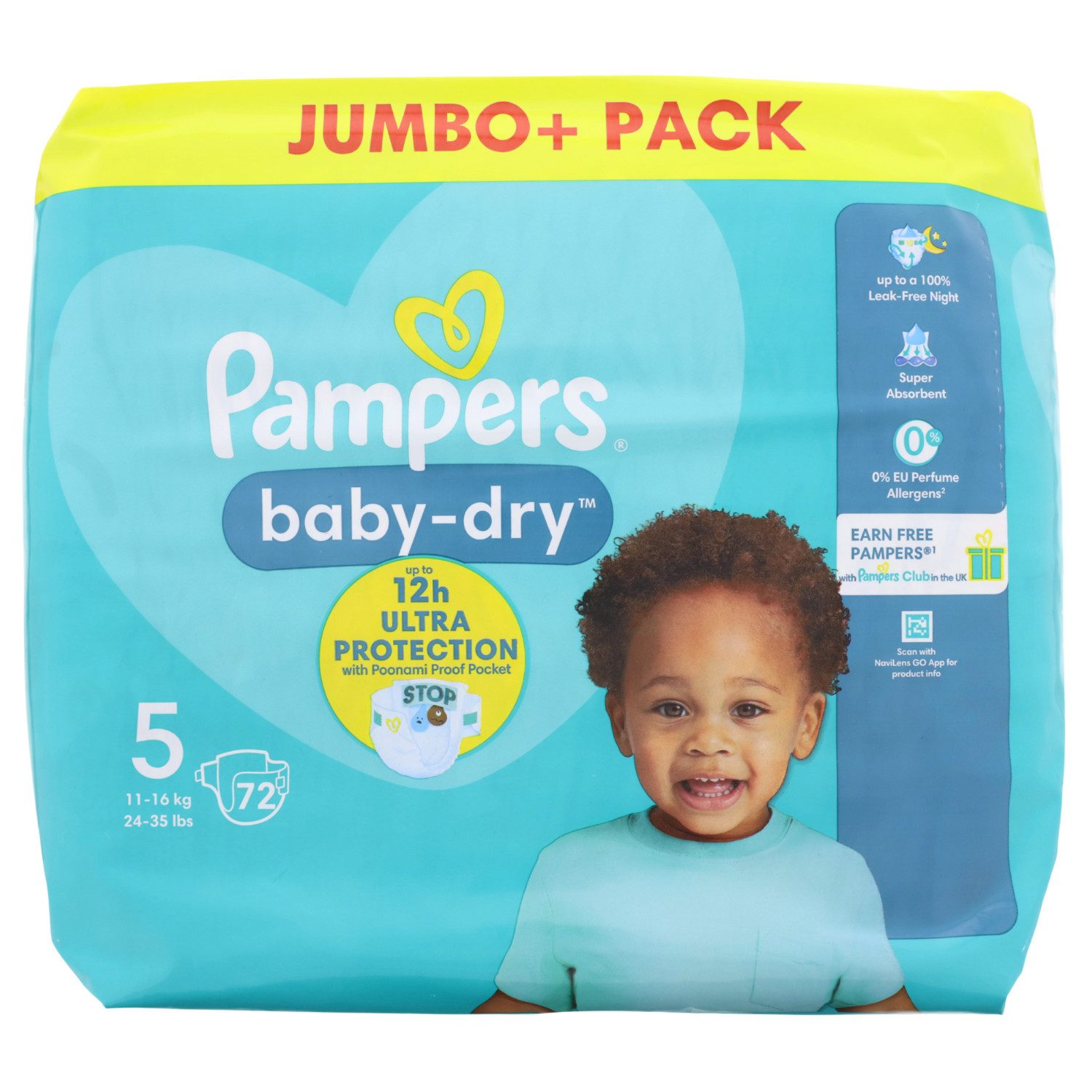 Pampers Windeln Pampers baby-dry Baby Windeln Größe 5 11-16kg 72 Stück 12h Schutz