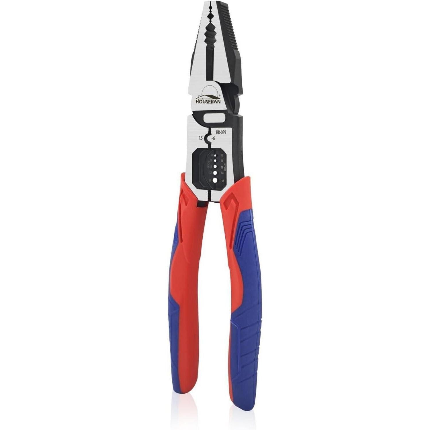 Kombizange Kombizange Kohlenstoffstahl 3-in-1 Abisolieren Crimpen TPR-Griff