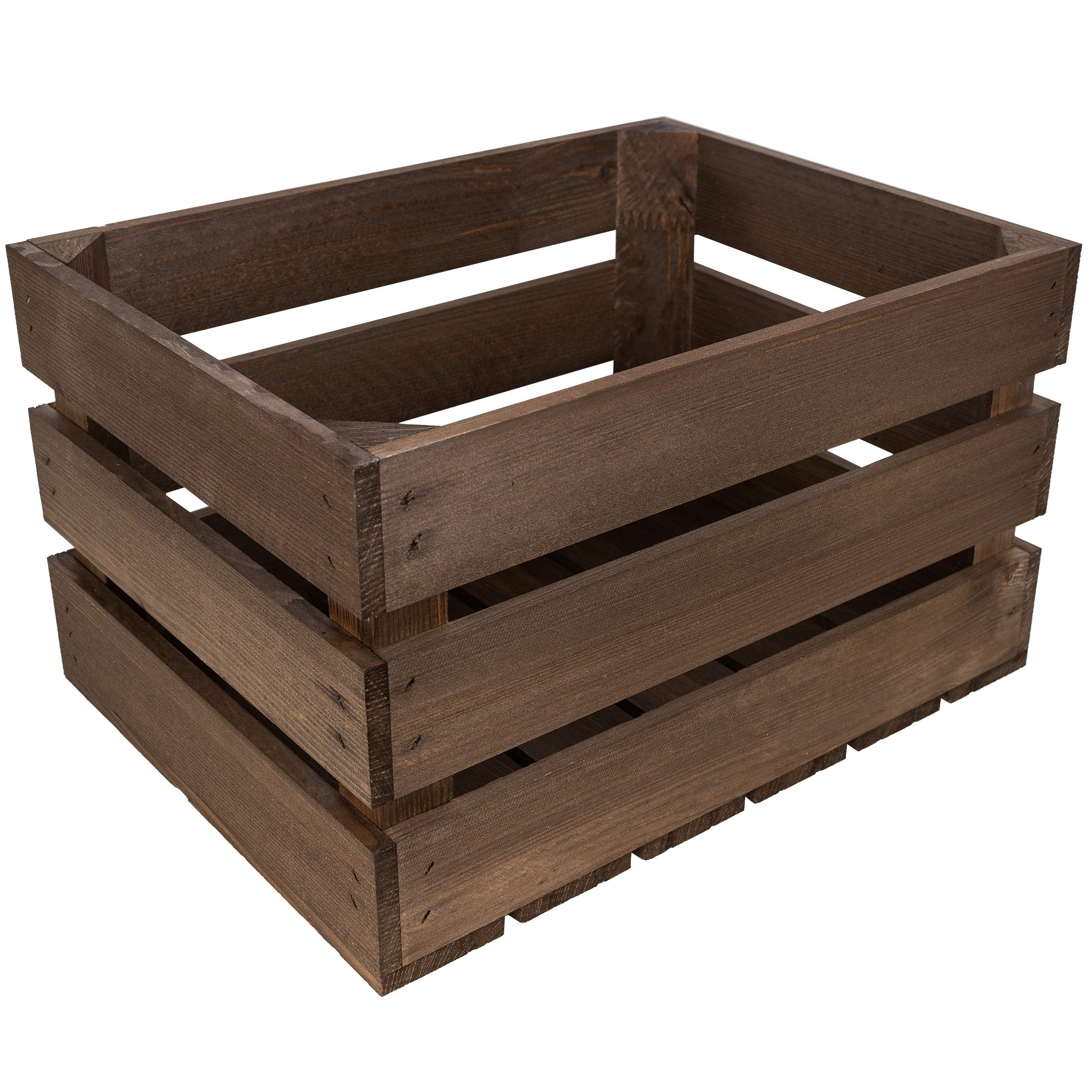 Creative Deco Holzkiste Kiste Holz Deko Holzkiste, Obstkiste Weinkisten Apfelkiste