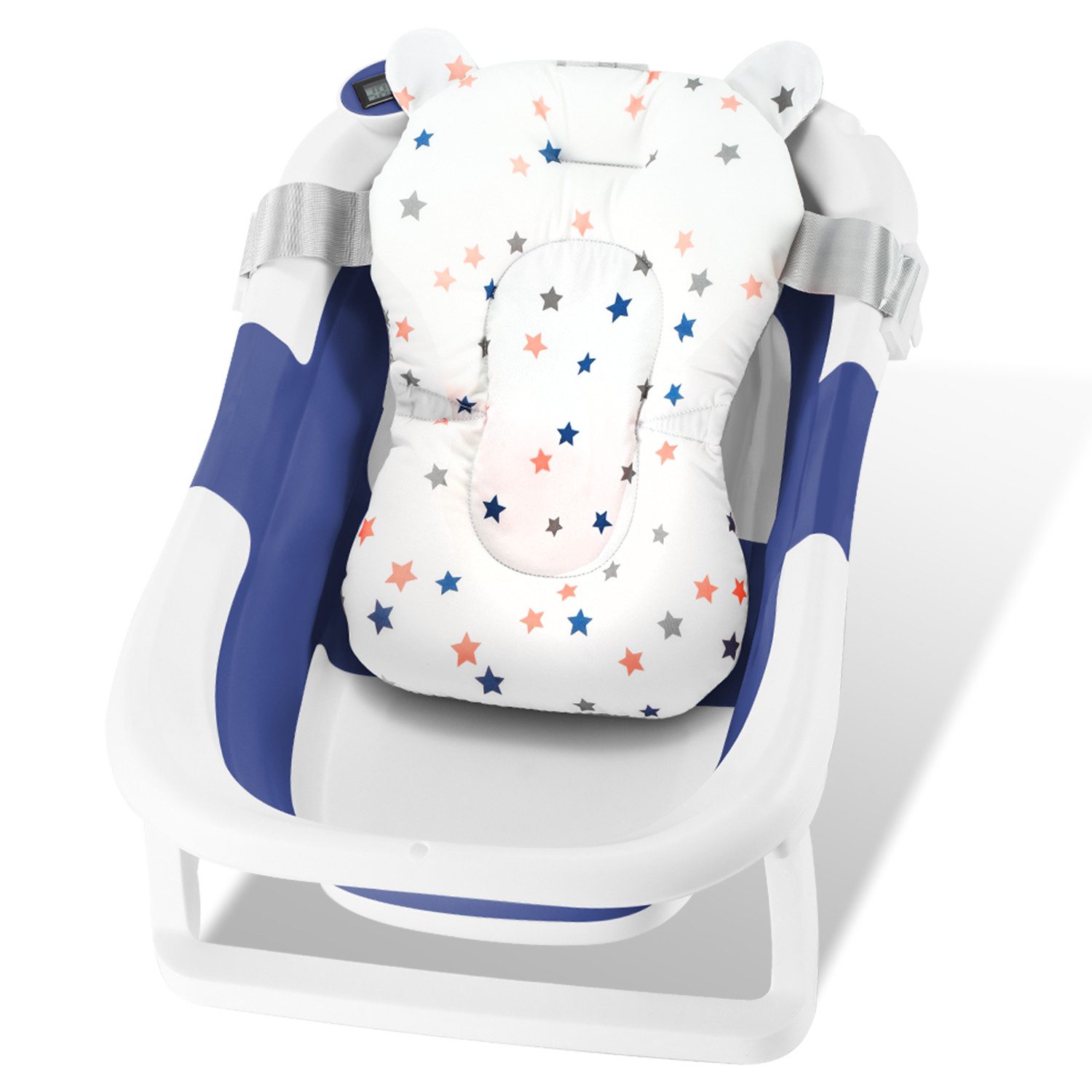 Clanmacy Babybadewanne Babybadewanne 3 in 1 Faltbare Badewanne, Wanne mit B günstig online kaufen