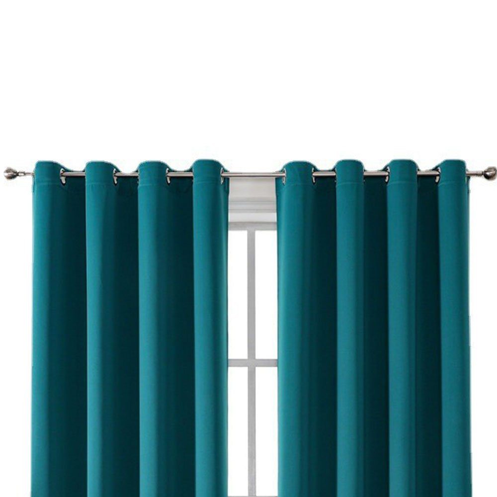 Gardine Vorhänge Verdunklungsvorhang mit Set, Vorhänge Ösen FELIXLEO cm 132*213 2er