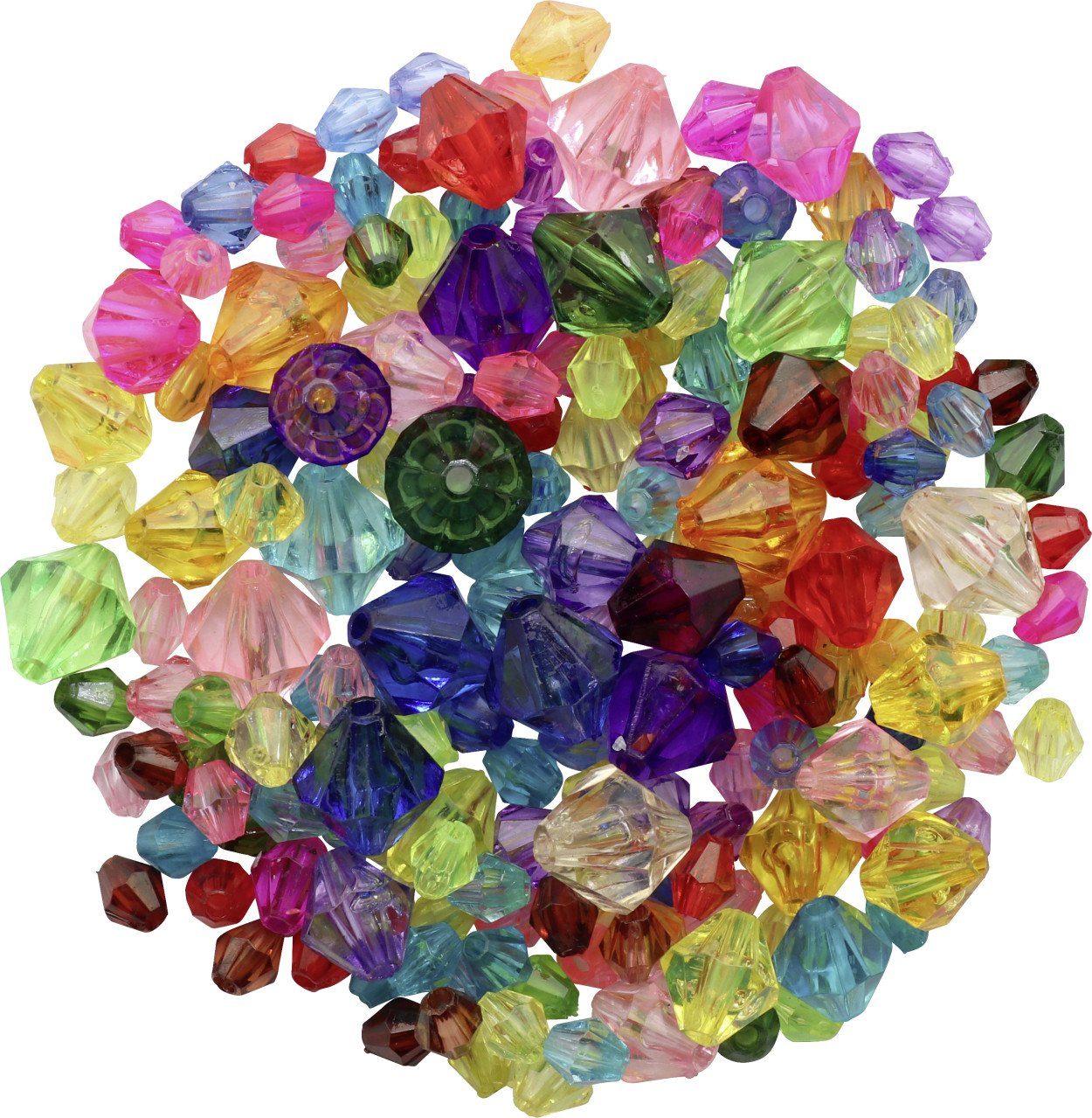 Bastelperlen Glorex Schmuck-Perlen 6-12 mm, 25 g