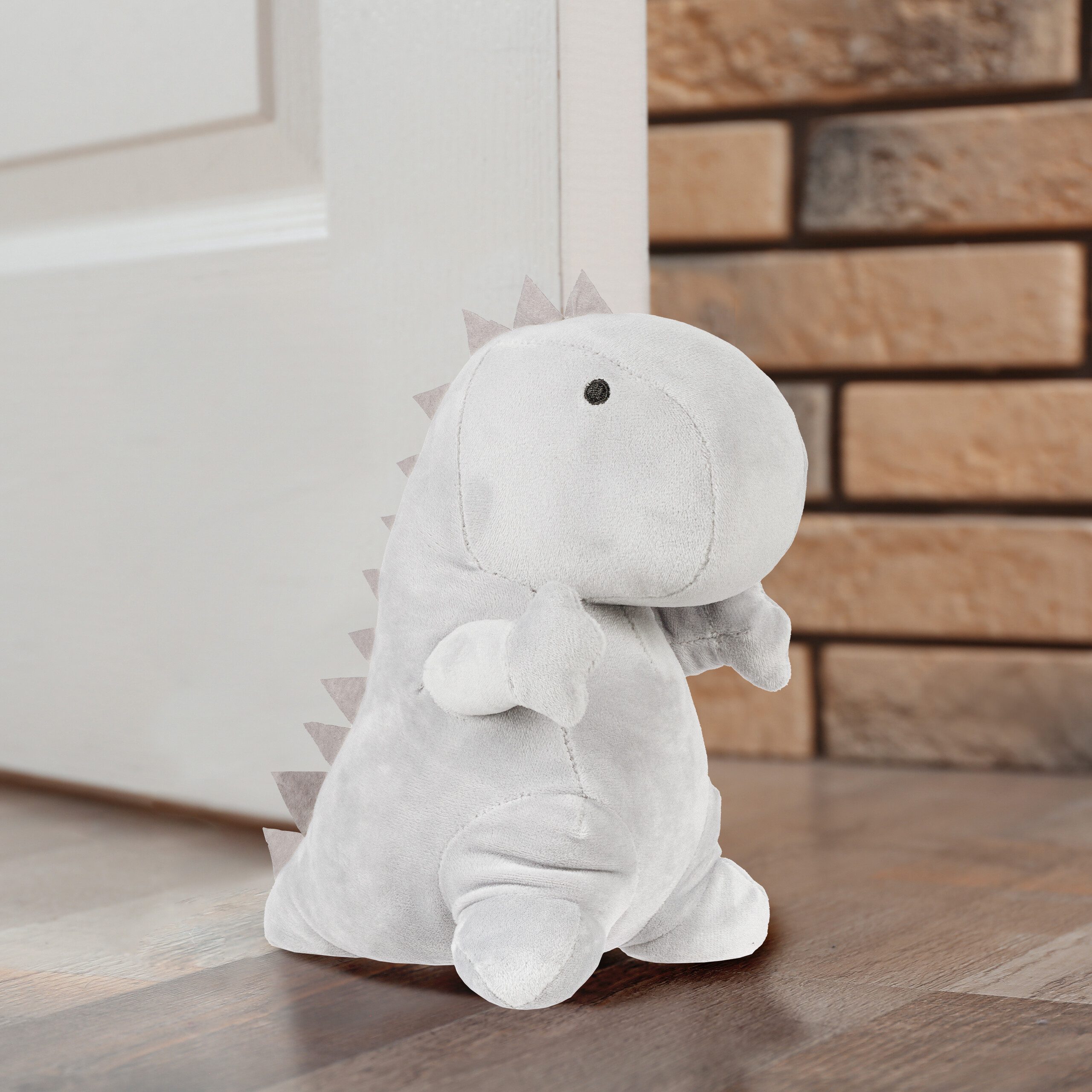 relaxdays Türstopper Grauer Türstopper Dino