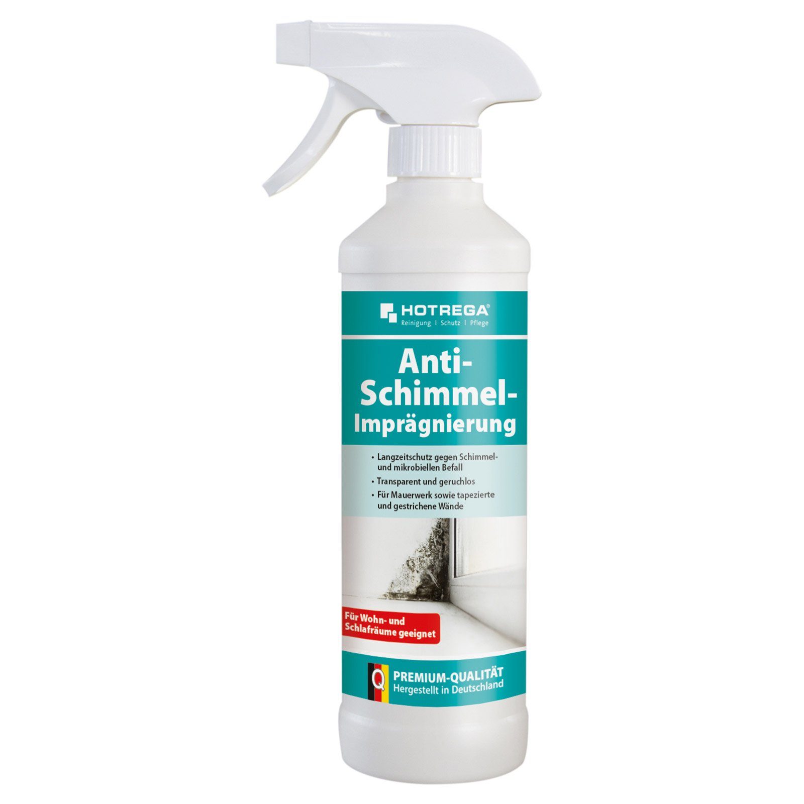 HOTREGA® Anti Schimmel Imprägnierung 500 ml Schimmelschutz Schimmelblocker Schimmelentferner