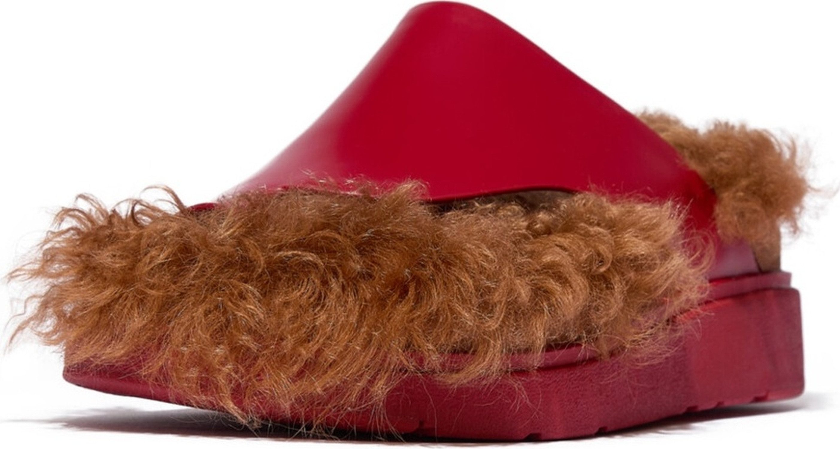 Fitflop Gen-FF X Roksanda Cut-Out Leather Slides Sandale