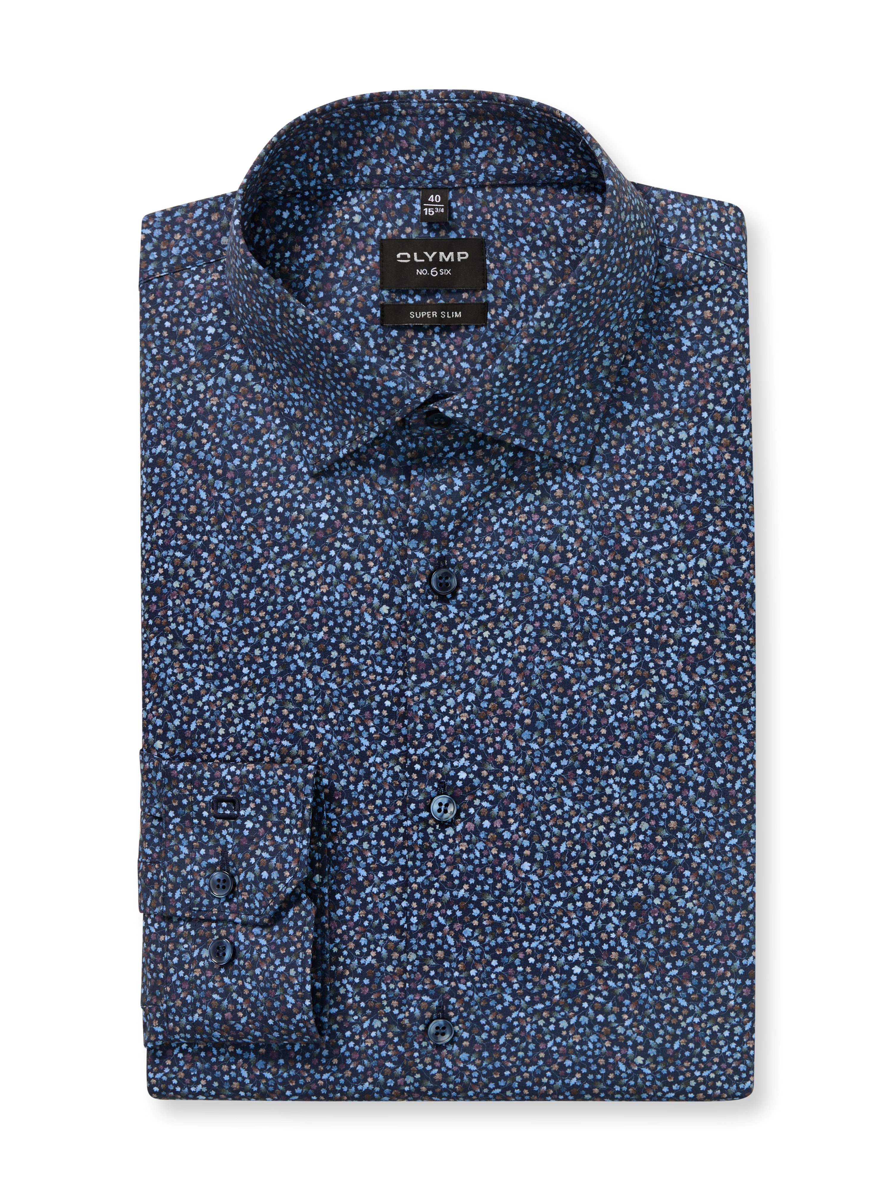 OLYMP Langarmhemd No. 6 Businesshemd, super slim, New York Kentkragen günstig online kaufen