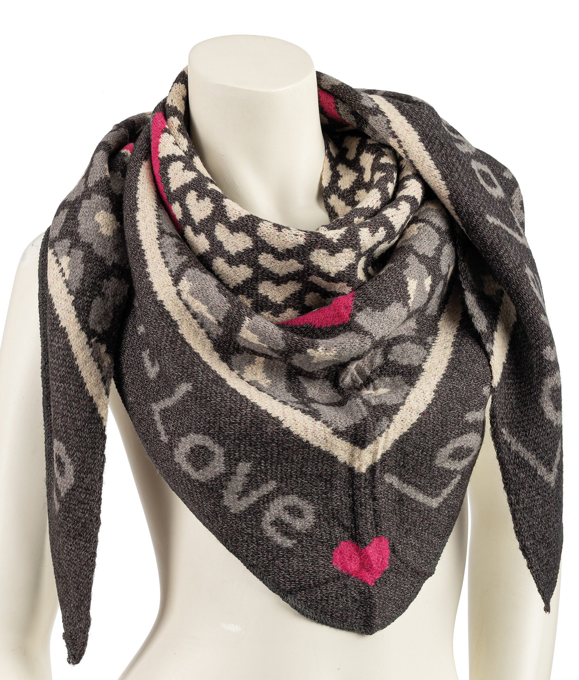 Cassandra Accessoires Dreieckstuch "Love", kuschelweich, mit günstig online kaufen