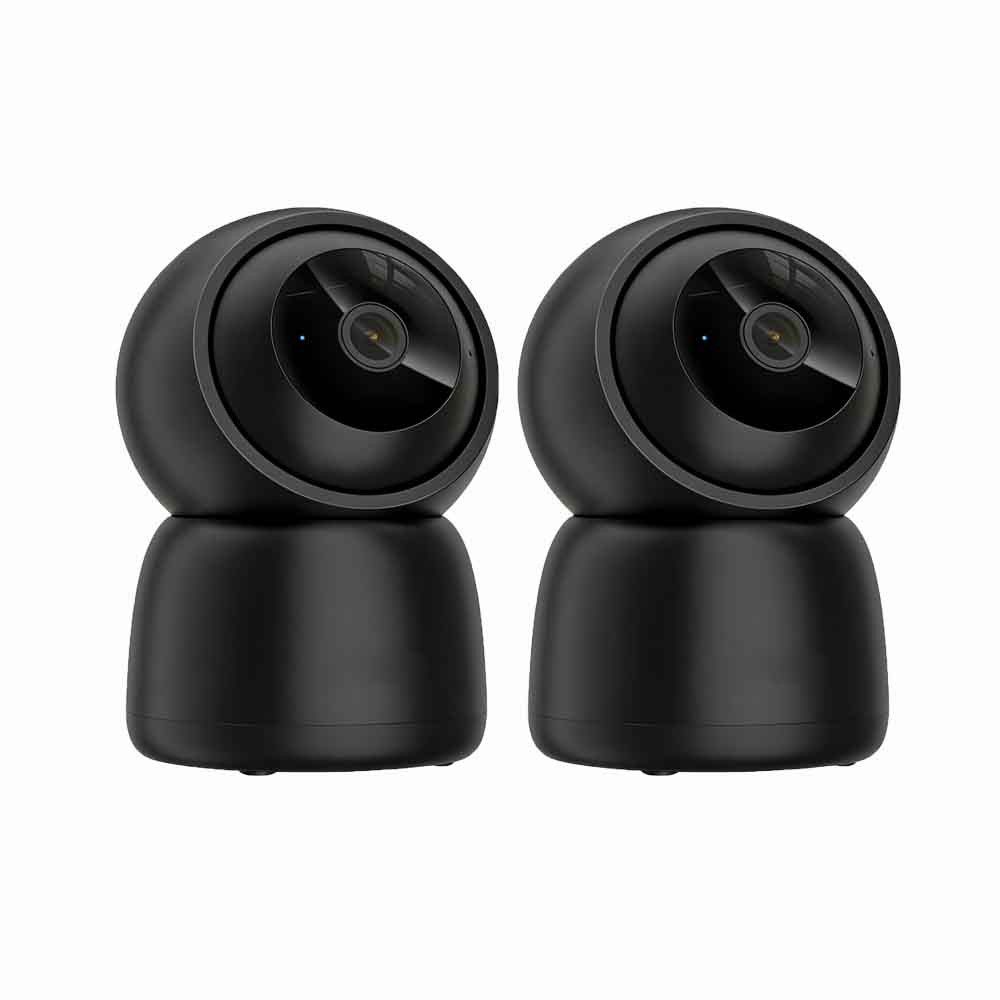 Topcony Überwachungskamera Innen HD 1080p Wifi Mini Kamera Wlan mit Nachtsicht Bewegungserkennung (Innen,Katzen Hunde Kamera, 2-tlg., One Touch Patrol,15M Nachtsicht, Bewegungserkennung, Zwei-Wege-Audio, kompatibel mit Alexa und Google Assistant, für Babys/Haustiere)