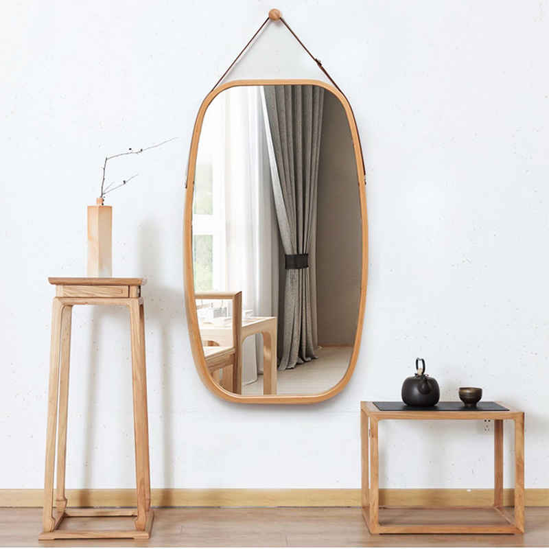 WAOHO Зеркало в полный рост HAUOO Hängespiegel,Wandspiegel, ovaler Настенное зеркало, 77 x 43,5 x 1,5 cm