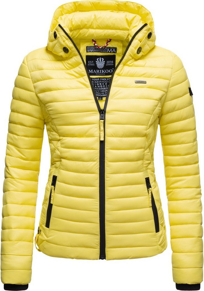 Marikoo Damen /Übergangsjacke Steppjacke mit abnembarer Kapuze L/öwenbaby XS-XXL