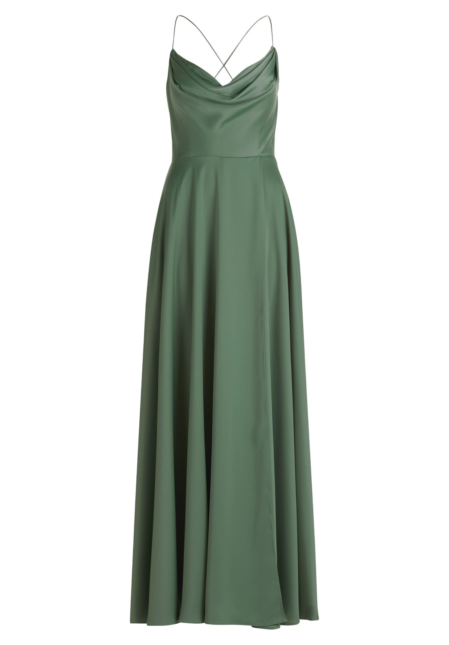 Vera Mont Abendkleid Damen Abendkleid mit Wasserfallausschnitt Material günstig online kaufen