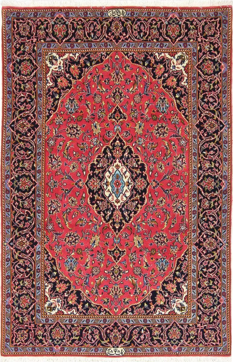 Orientteppich Keshan Shadsar 114x172 Handgeknüpfter Orientteppich / Perserteppich, Nain Trading, rechteckig, Höhe: 12 mm