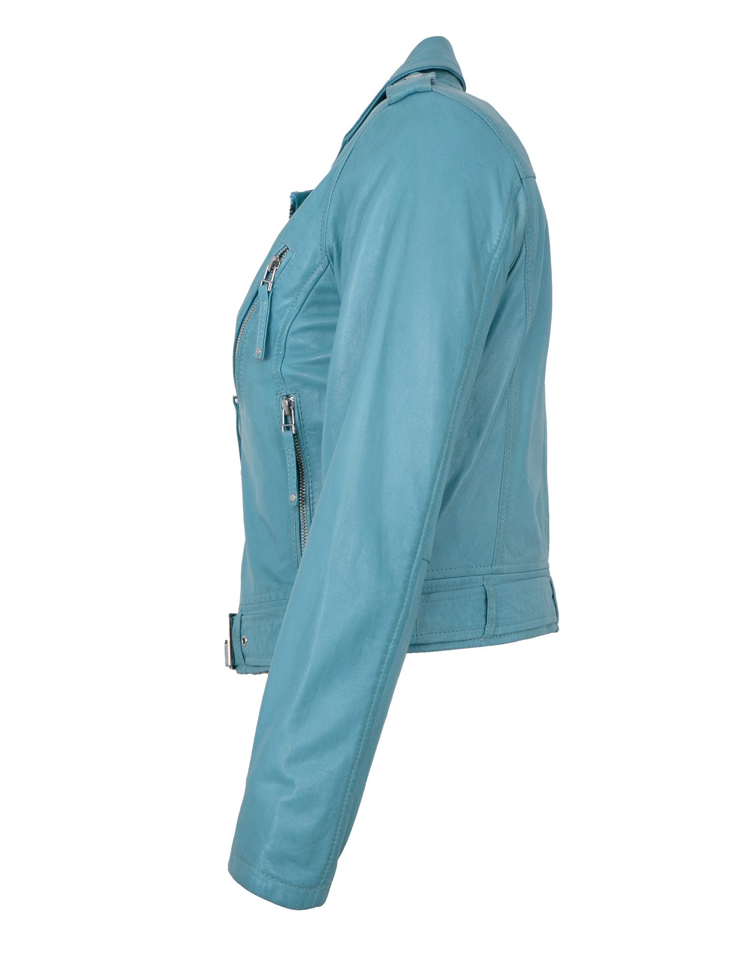 Jilani Lederjacke Smilly Jilani - Damen Lederjacke Bikerjacke Lammnappa hel günstig online kaufen