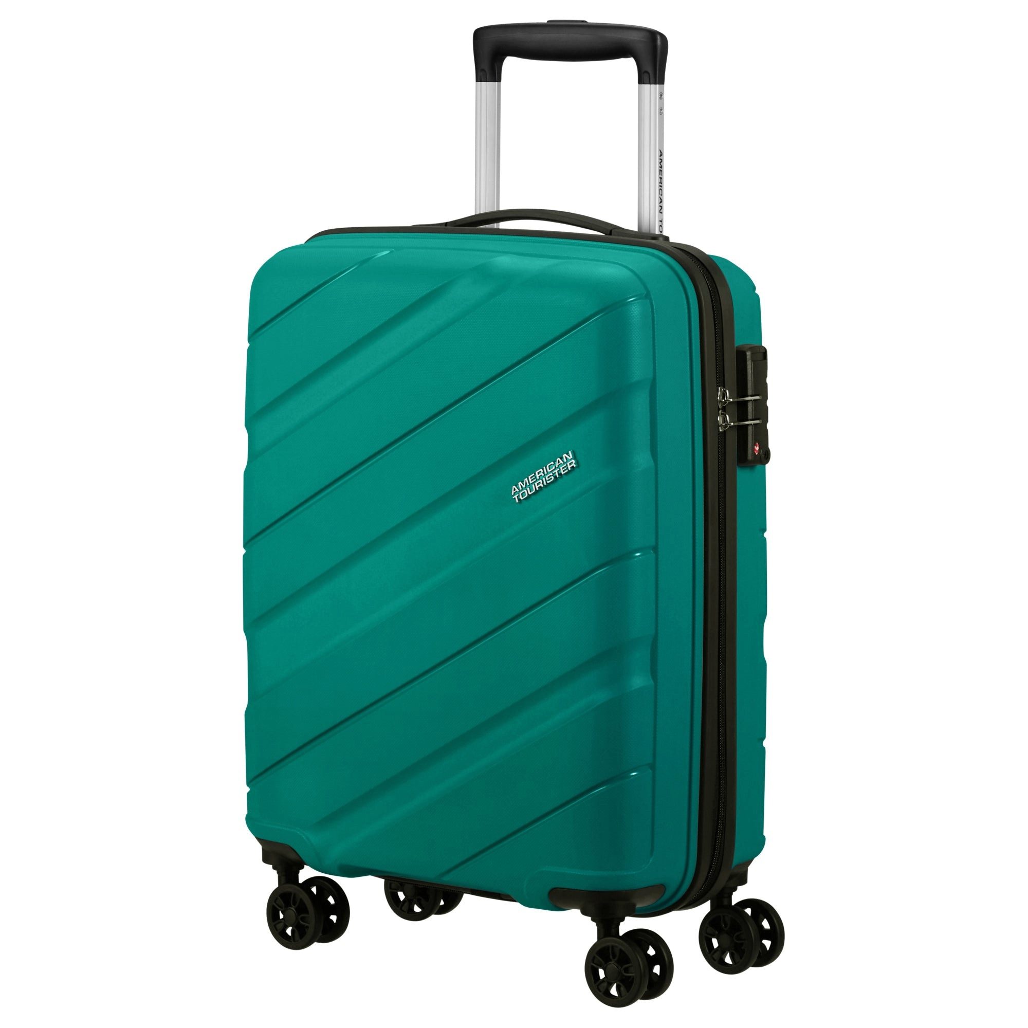American Tourister® Koffer Jetdriver 3.0 - 4-Rollen-Kabinentrolley 55 cm (sporty teal), 4 Rollen