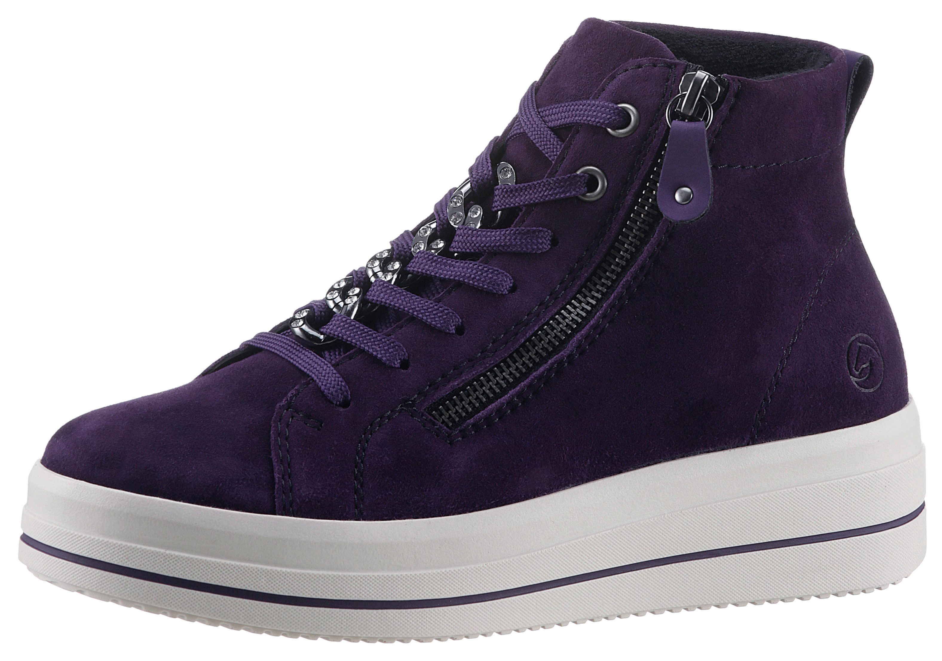 Remonte Elisabeth Hurley-Collection Plateausneaker, Freizeitschuh, High-Top günstig online kaufen
