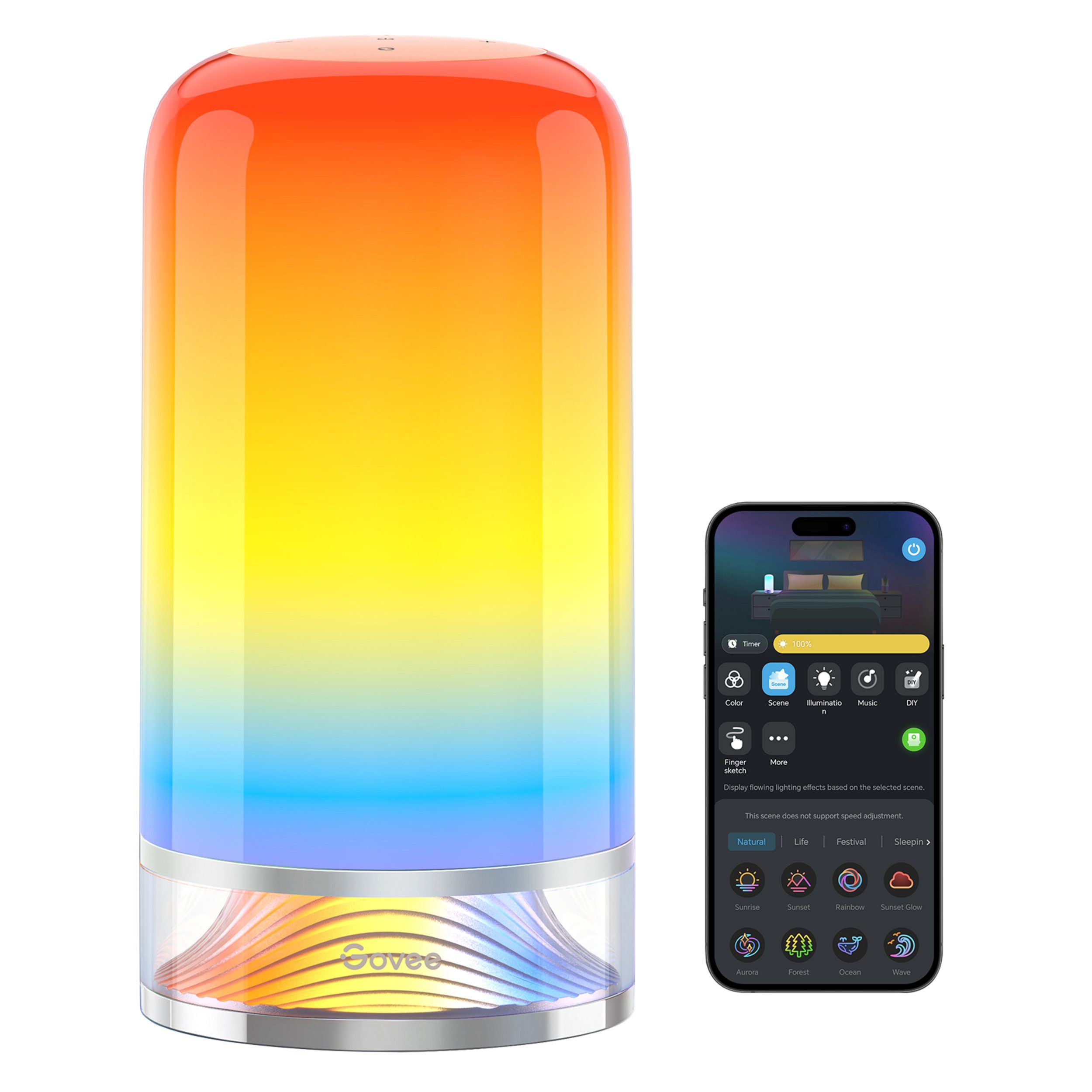 Govee Govee RGBICWW Tischleuchte Smarte Lampe – Bild 3 von 5