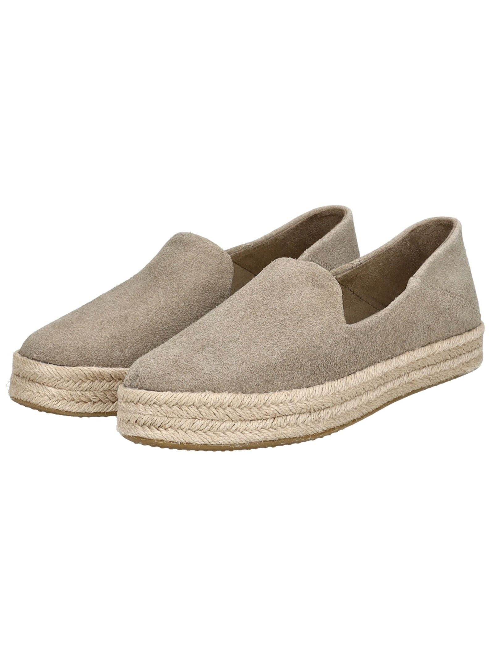 TOMS Halbschuhe Veloursleder . Espadrille