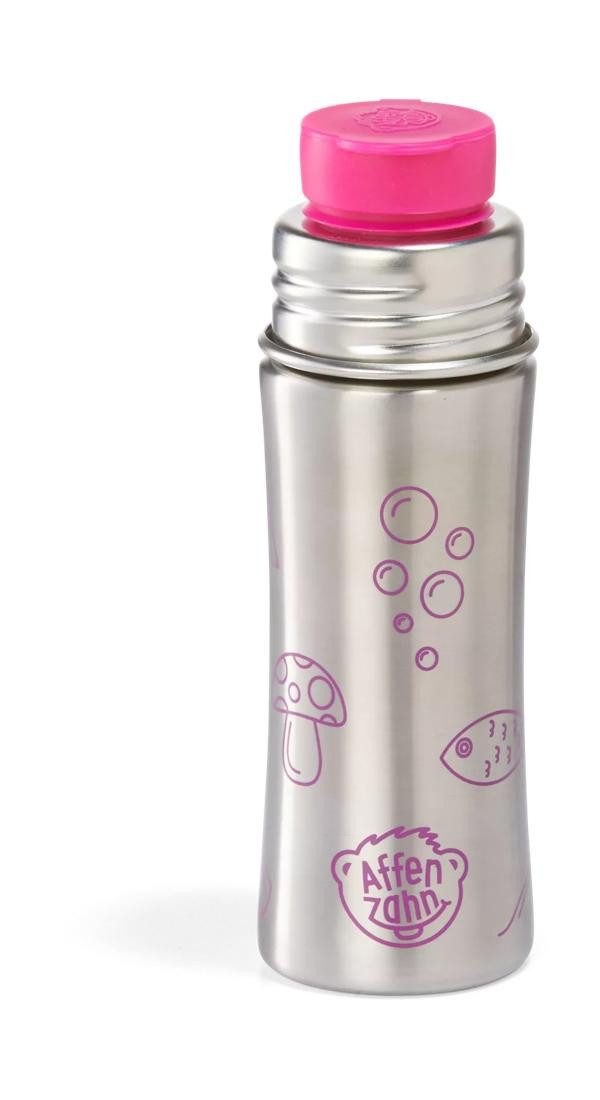 Affenzahn Trinkflasche Edelstahl Trinkflasche, auslaufsicher und kohlensäuregeeignet