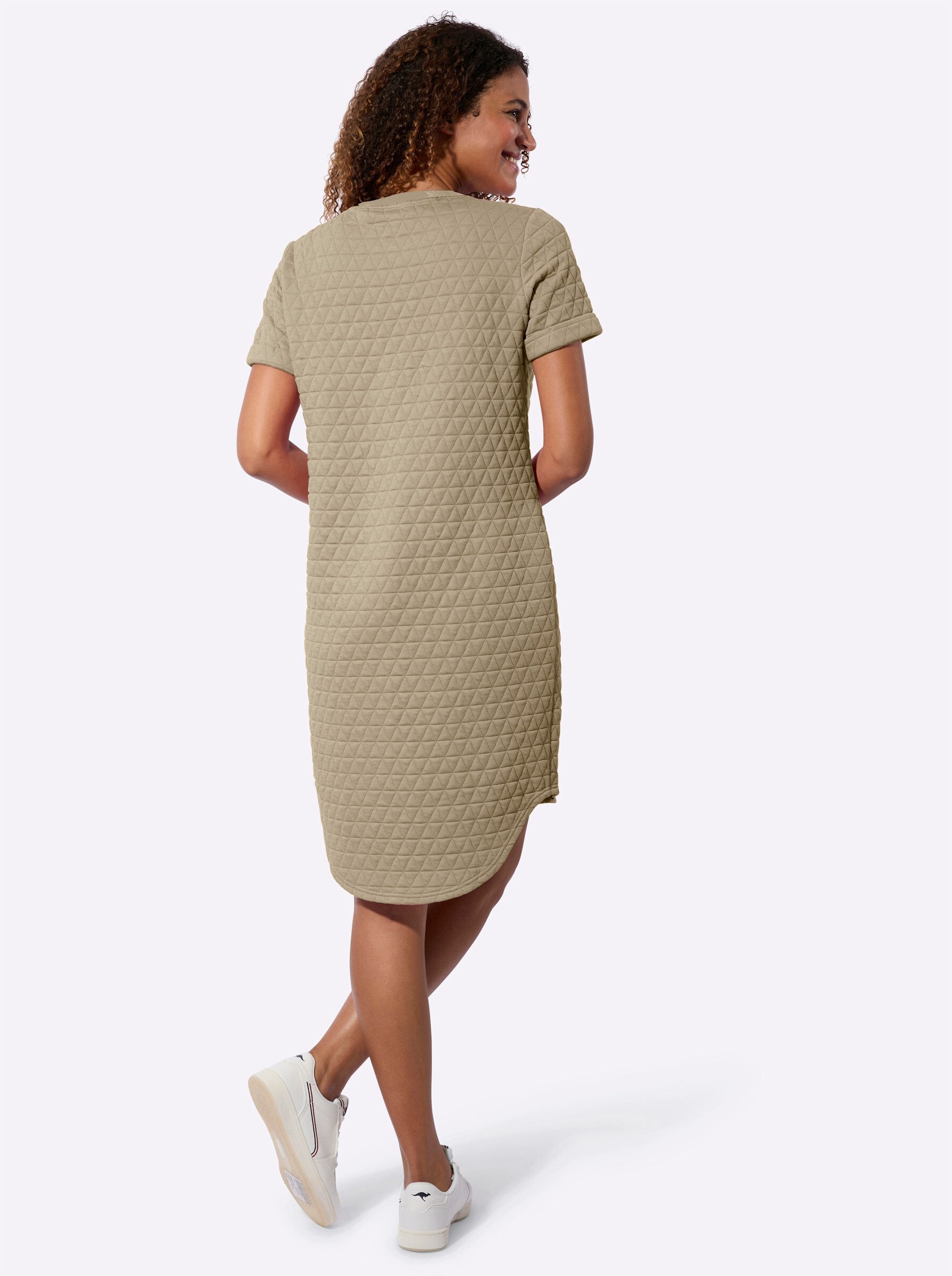 Witt Jerseykleid Jacquard-Kleid Kurzarm