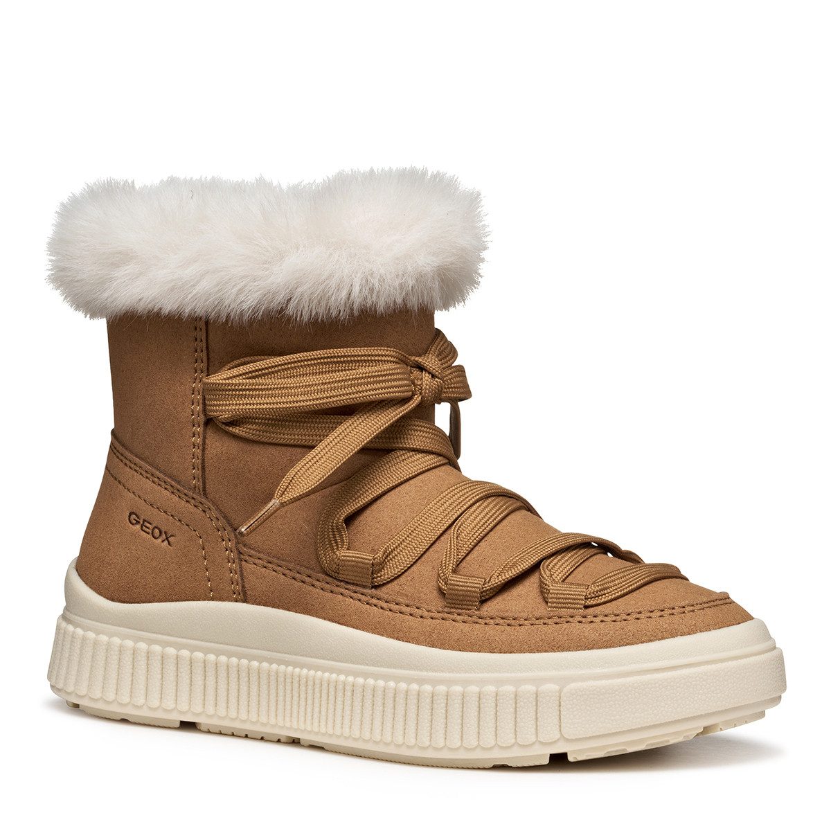 Geox GEOX J56M3D 000AU C6627, Warmfutter, Braun, Kinder Winterstiefel