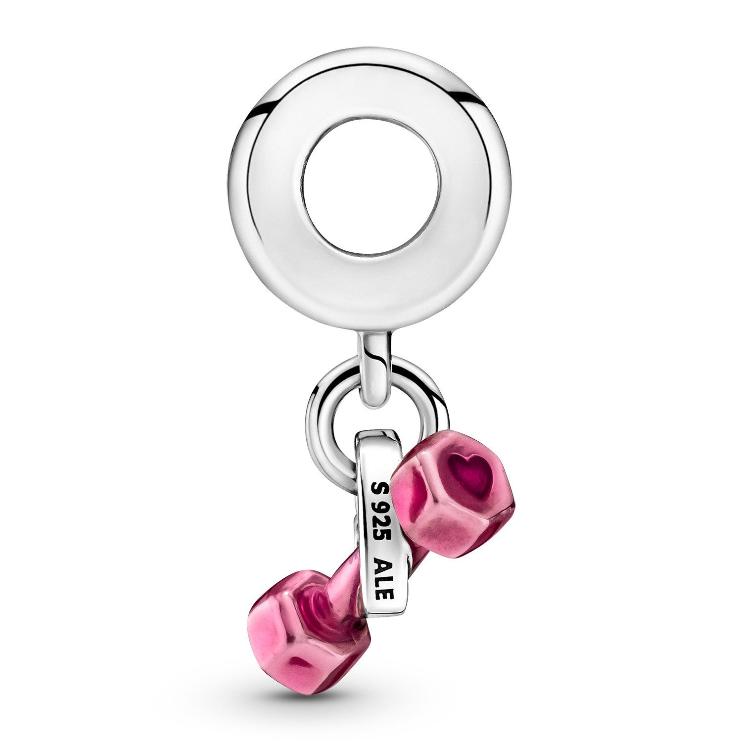 Pandora Bead 799545C01, Silber Anhänger Hantel & Herz