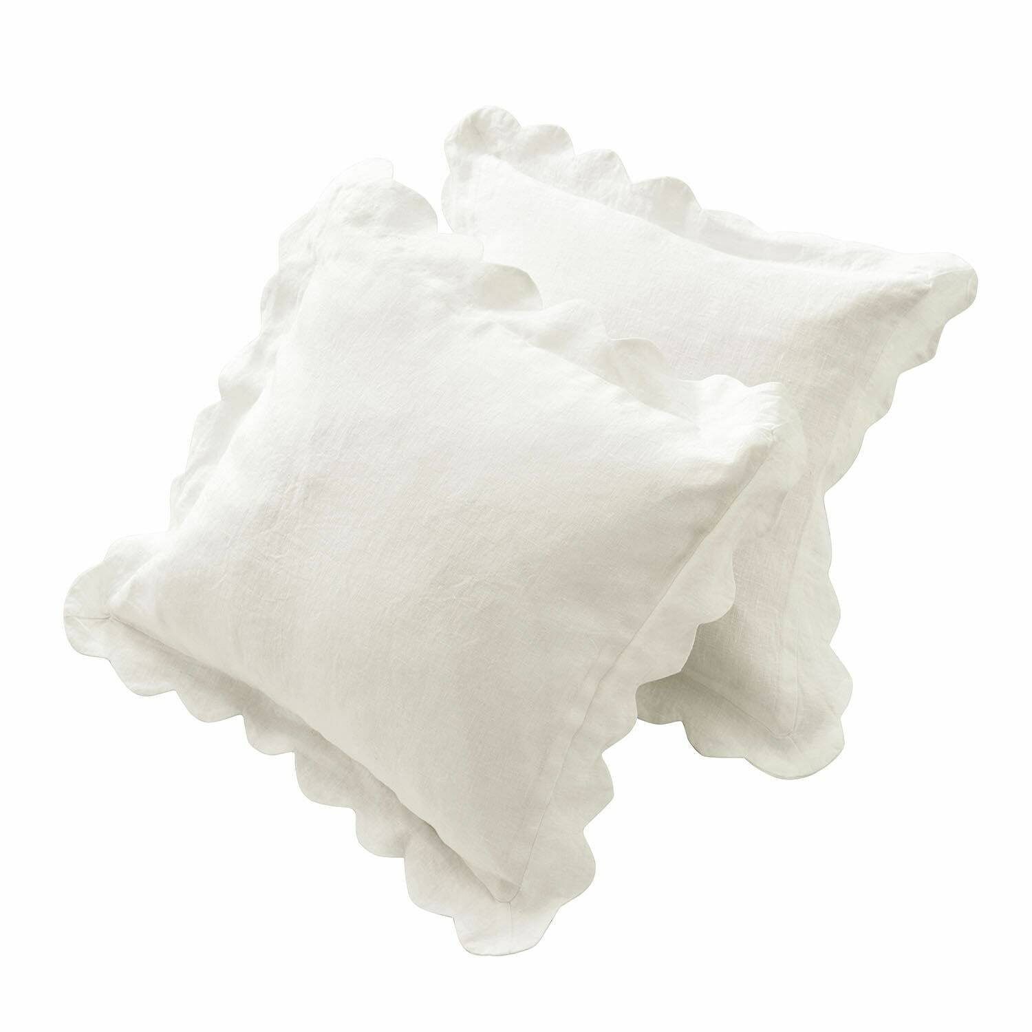 Mirabeau Kissenhülle Kissenhülle 2er Set Fontienne weiß günstig online kaufen