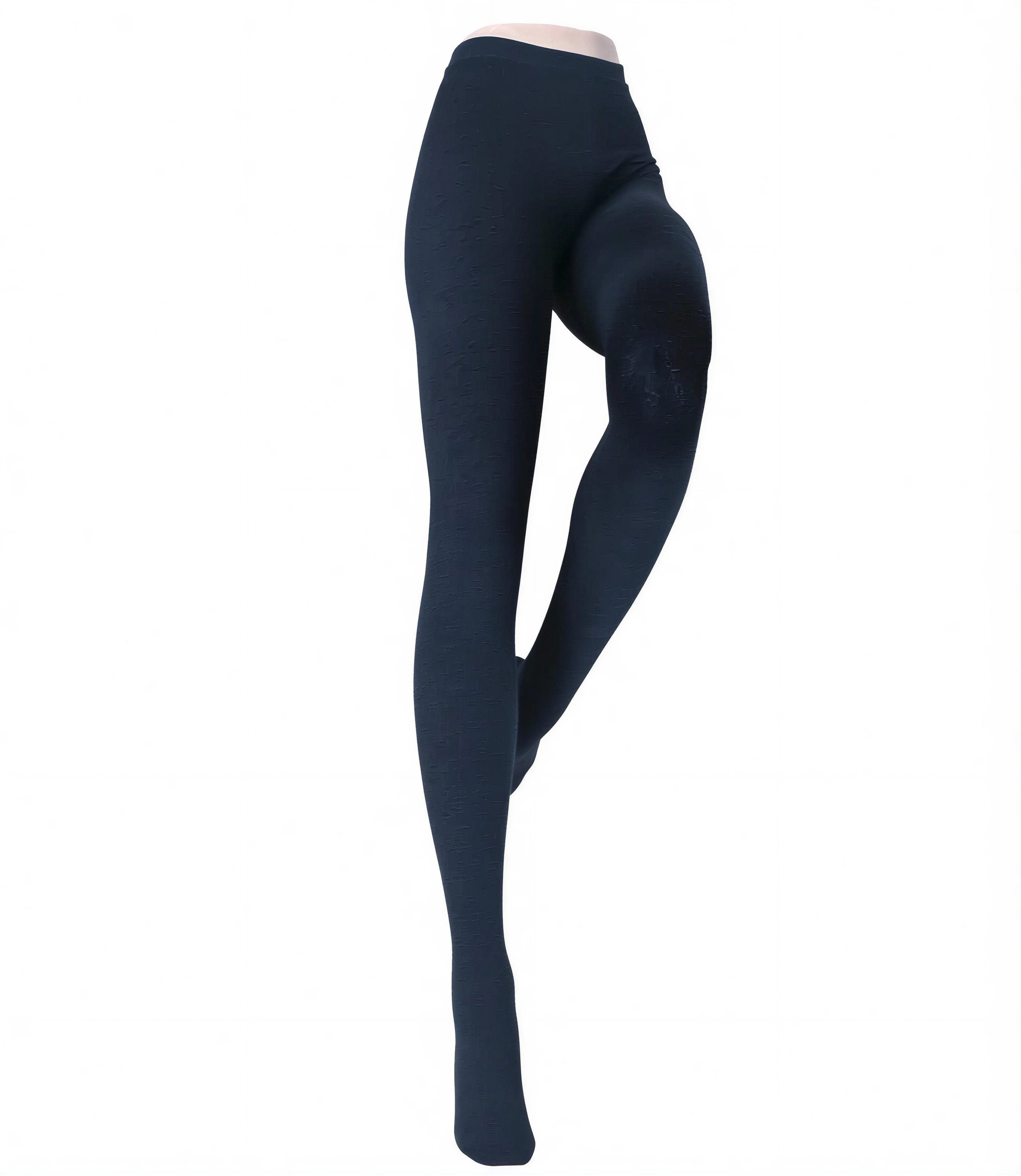 Wilox Strickstrumpfhose Gold Exclusive für Damen 250 DEN (1 St. 1er-Pack) Viskose aus Buchenholz