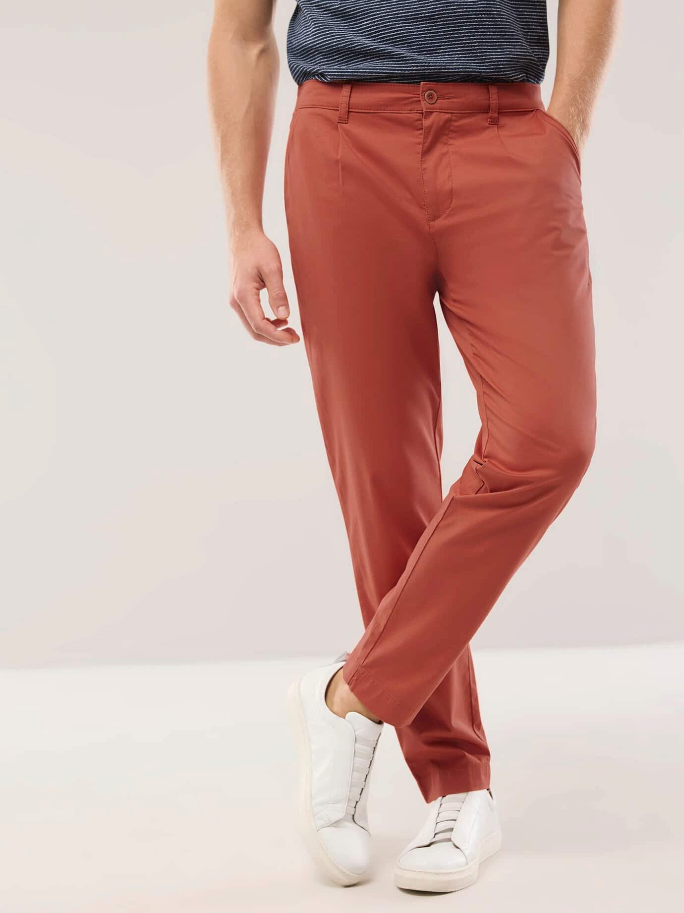 Walbusch Chinohose Herren Ultraleicht Chino Modern fit, modern, Kurzgröße
