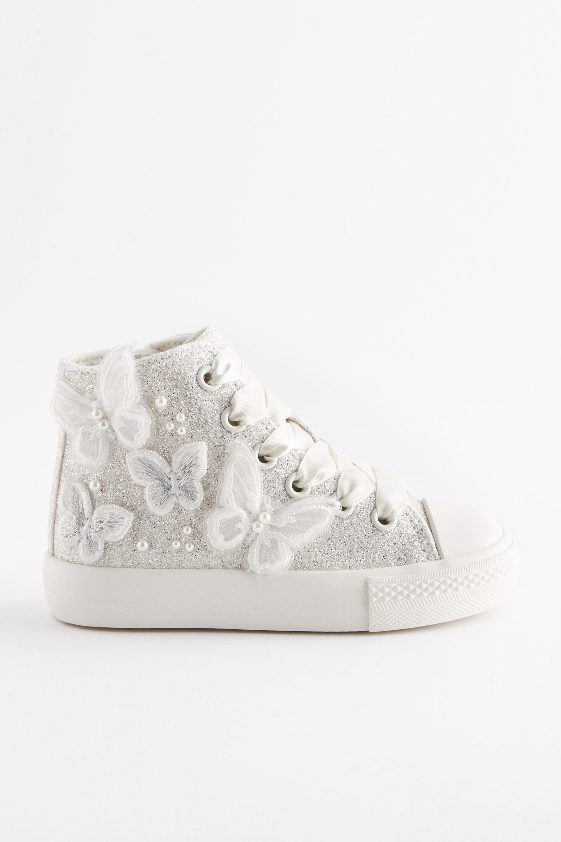 Next Hoher Brautjungfern-Sneaker mit Glitzer Sneaker (1-tlg)