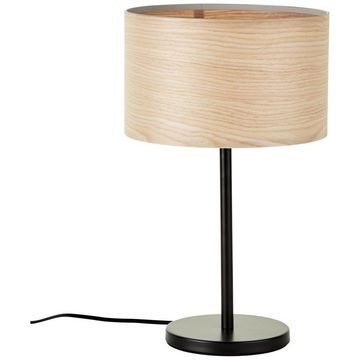 Lightbox Tischleuchte, ohne Leuchtmittel, Tischlampe, 41 cm Höhe, Ø 25 cm, Schalter, E27, 52 W, Metall/Holz